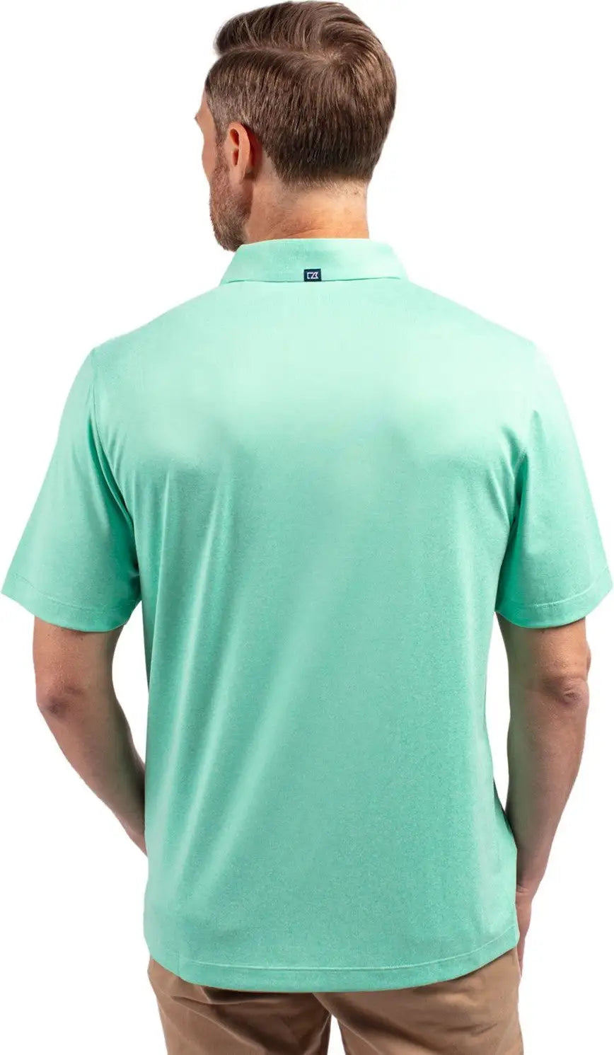 Cutter & Buck Mck01236 Forge Eco Stretch Recycled Mens Polo - Fresh Mint Heather