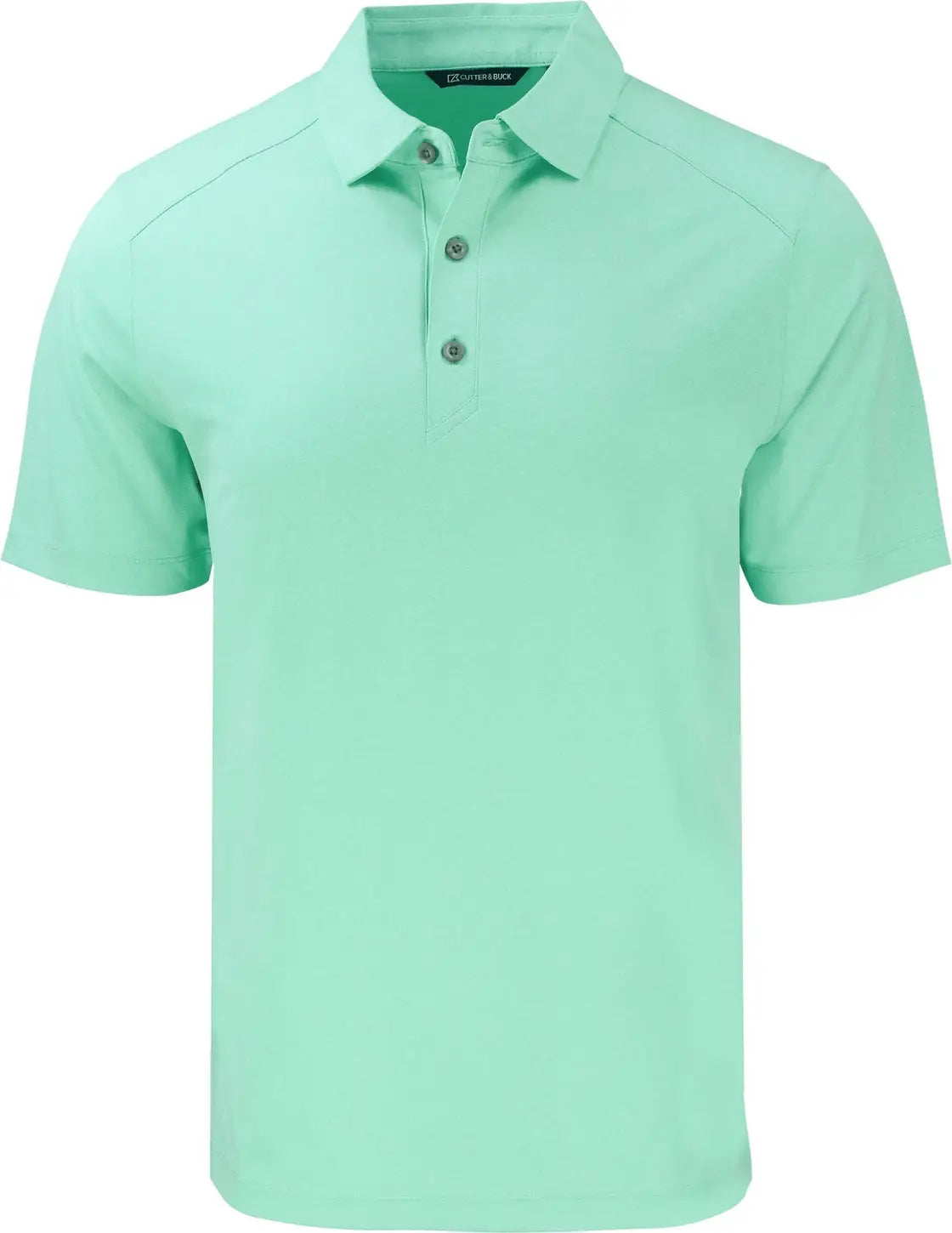 Cutter & Buck Mck01236 Forge Eco Stretch Recycled Mens Polo - Fresh Mint Heather