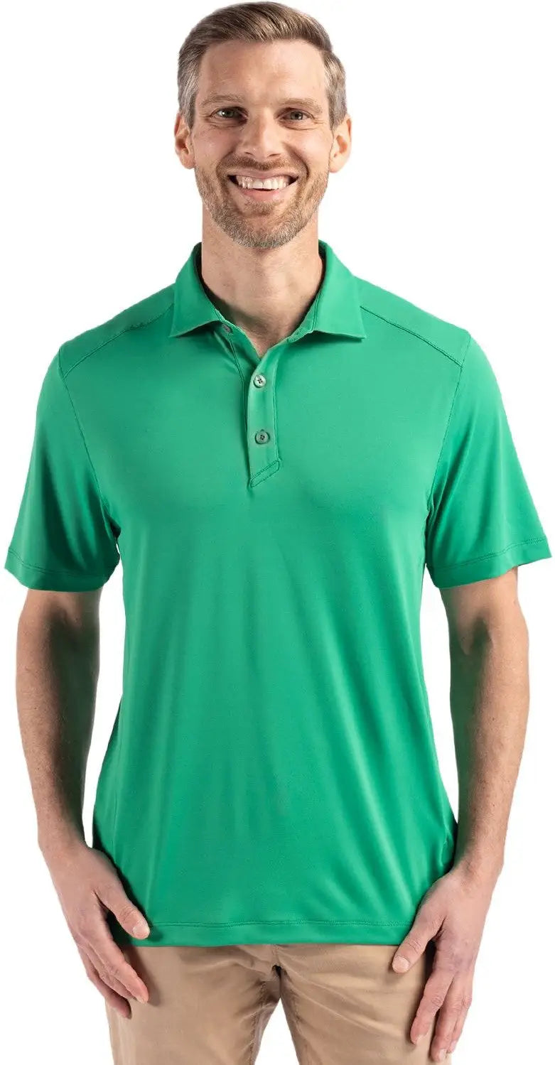 Cutter & Buck Mck01236 Forge Eco Stretch Recycled Mens Polo - Kelly Green - Adult s