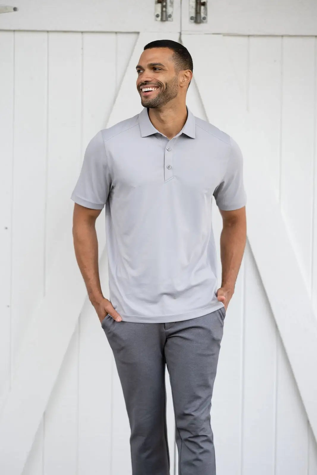 Cutter & Buck Mck01236 Forge Eco Stretch Recycled Mens Polo - Polished