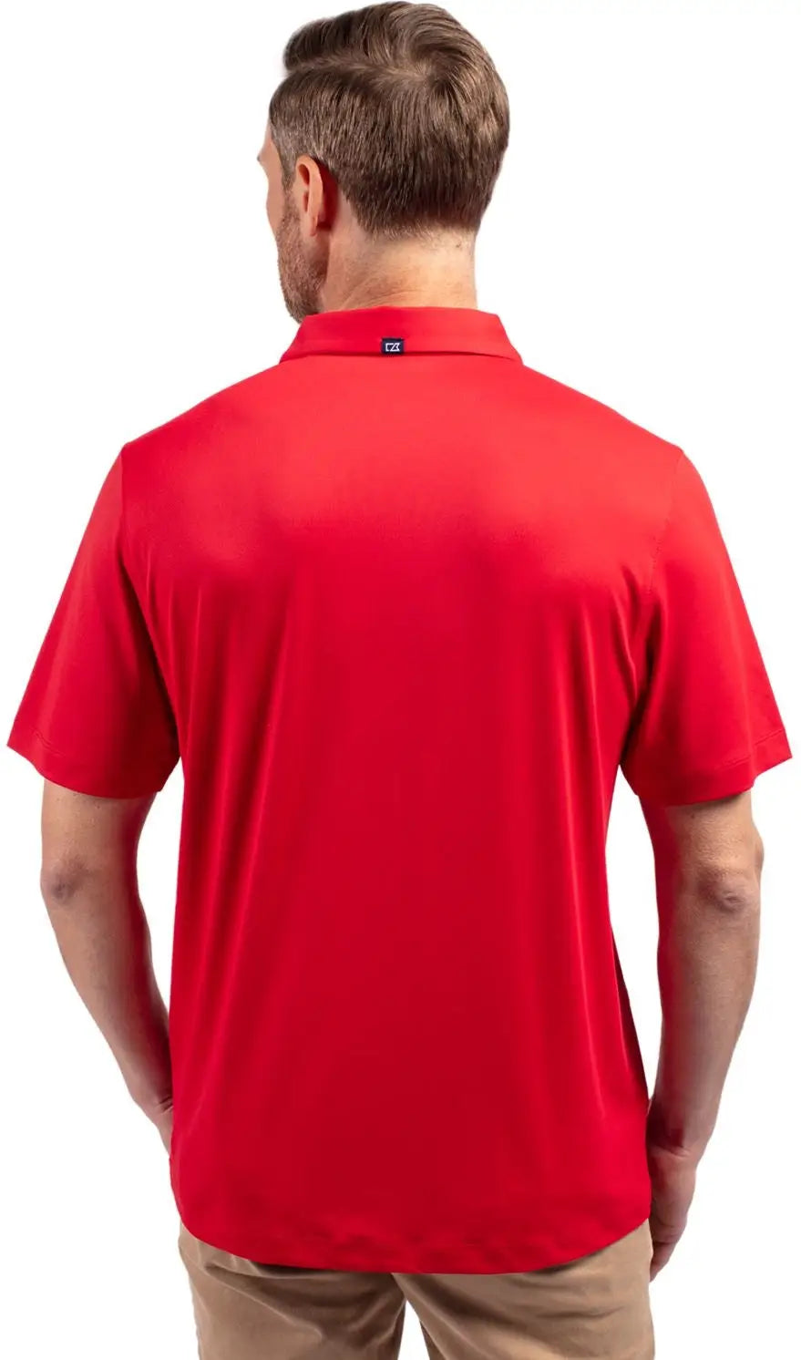 Cutter & Buck Mck01236 Forge Eco Stretch Recycled Mens Polo - Red