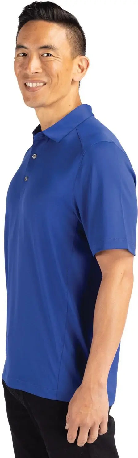 Cutter & Buck Mck01236 Forge Eco Stretch Recycled Mens Polo - Tour Blue