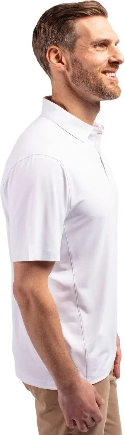 Cutter & Buck Mck01236 Forge Eco Stretch Recycled Mens Polo - White