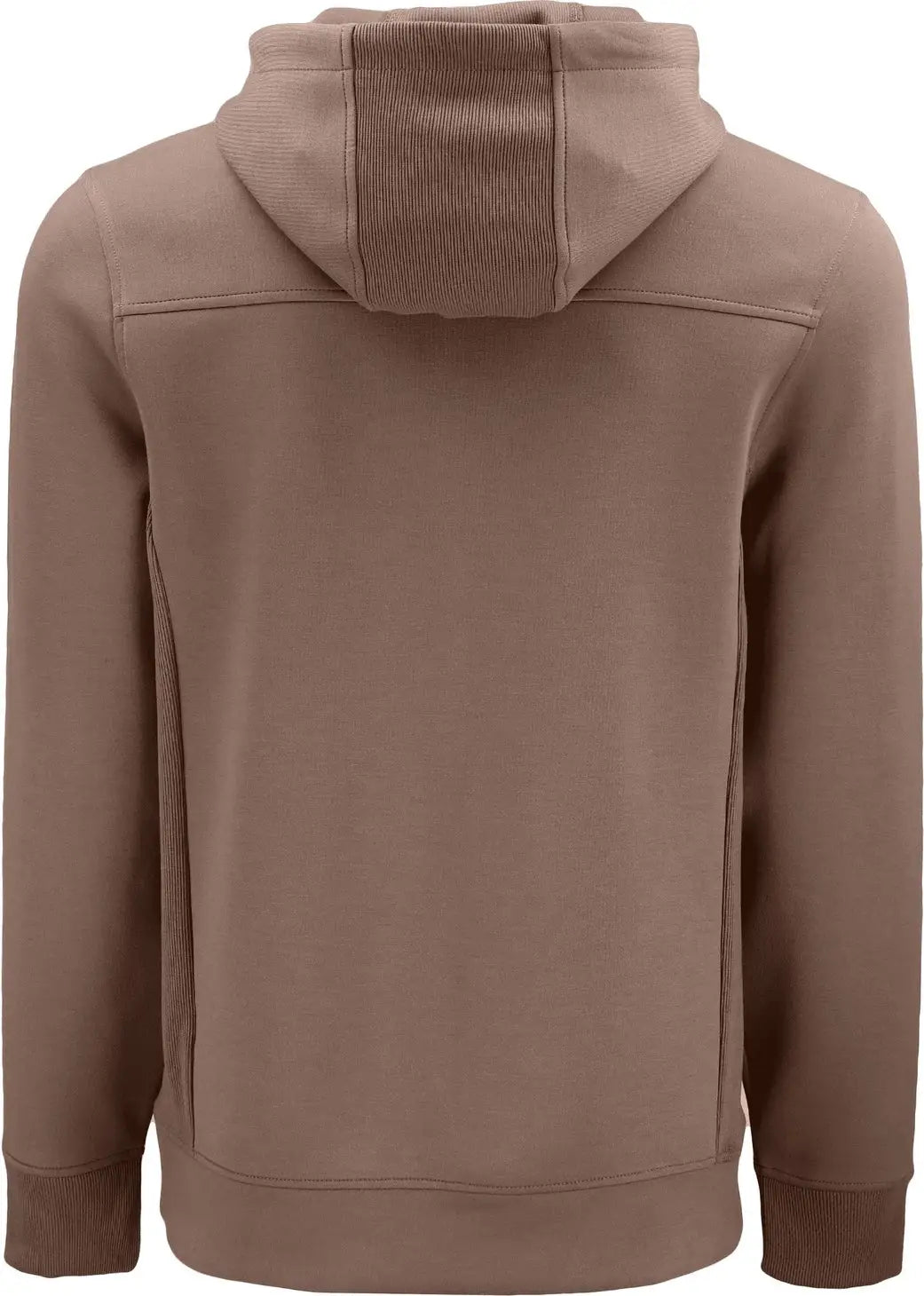 Cutter & Buck Mck01279 Roam Epic Versatility Half Zip Recycled Mens Hooded Pullover - Mushroom