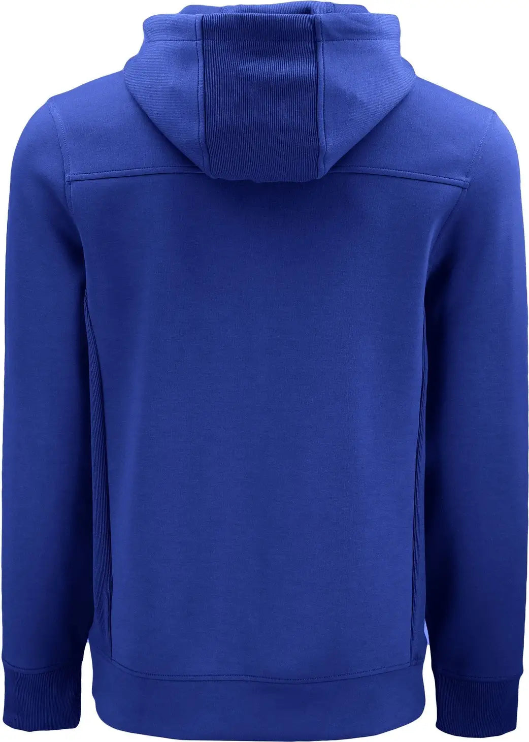 Cutter & Buck Mck01279 Roam Epic Versatility Half Zip Recycled Mens Hooded Pullover - Tour Blue