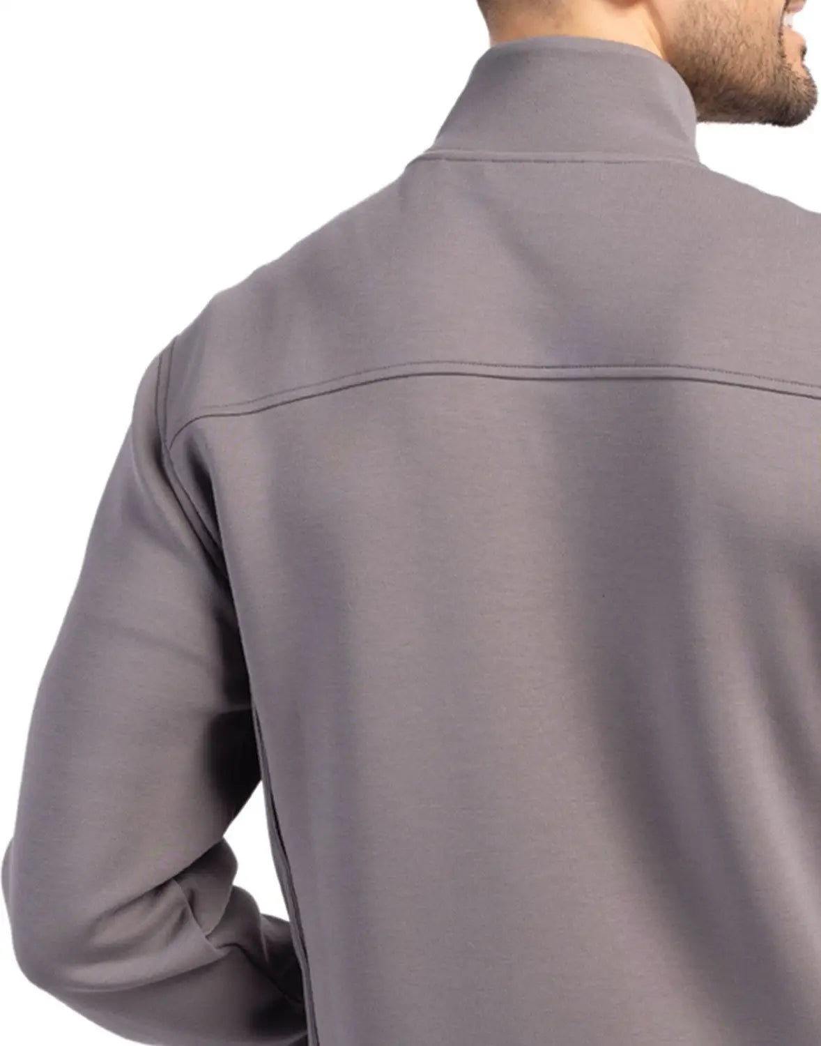 Cutter & Buck Mck01281 Roam Epic Versatility Recycled Full Zip Mens Jacket - Elemental Gray