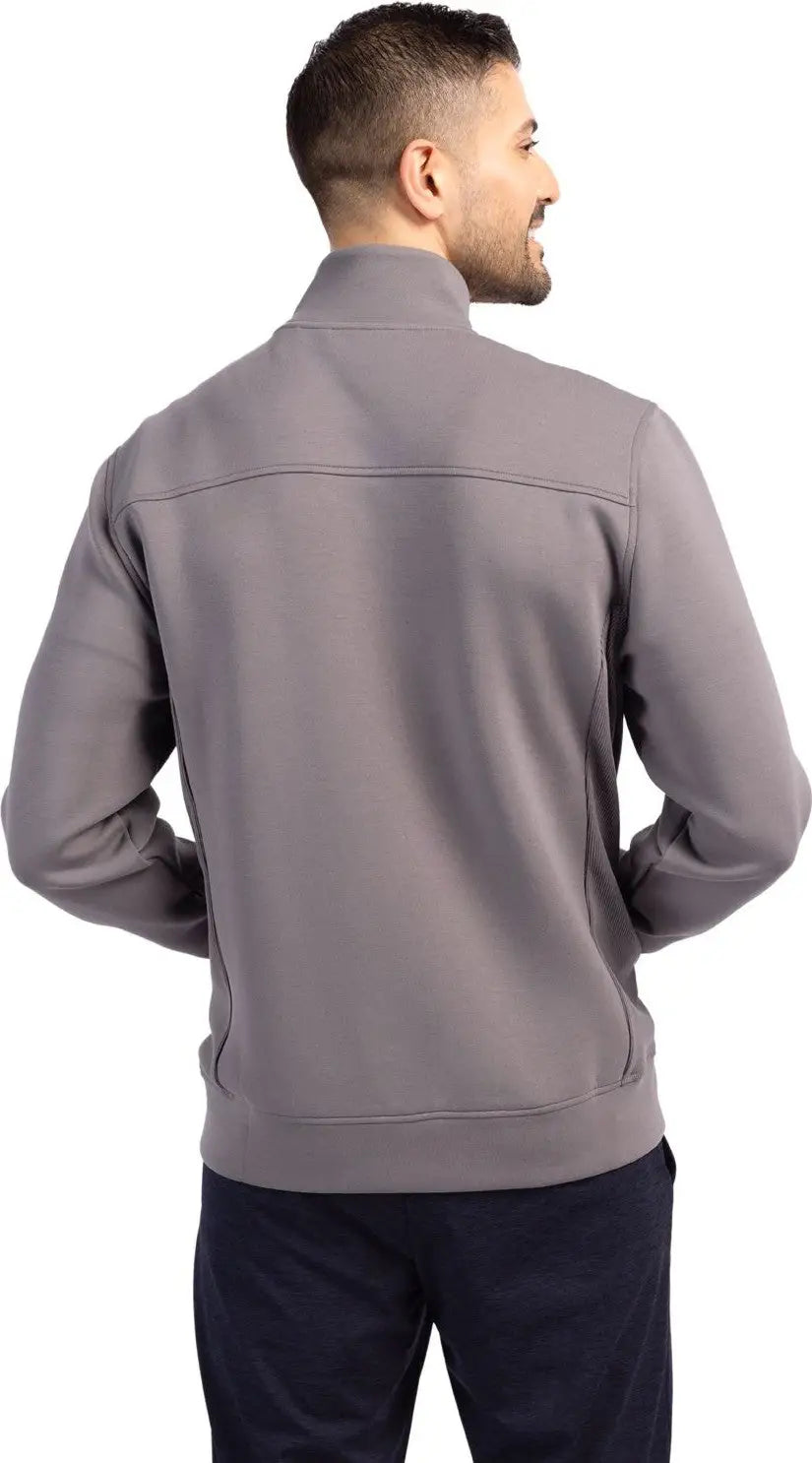 Cutter & Buck Mck01281 Roam Epic Versatility Recycled Full Zip Mens Jacket - Elemental Gray