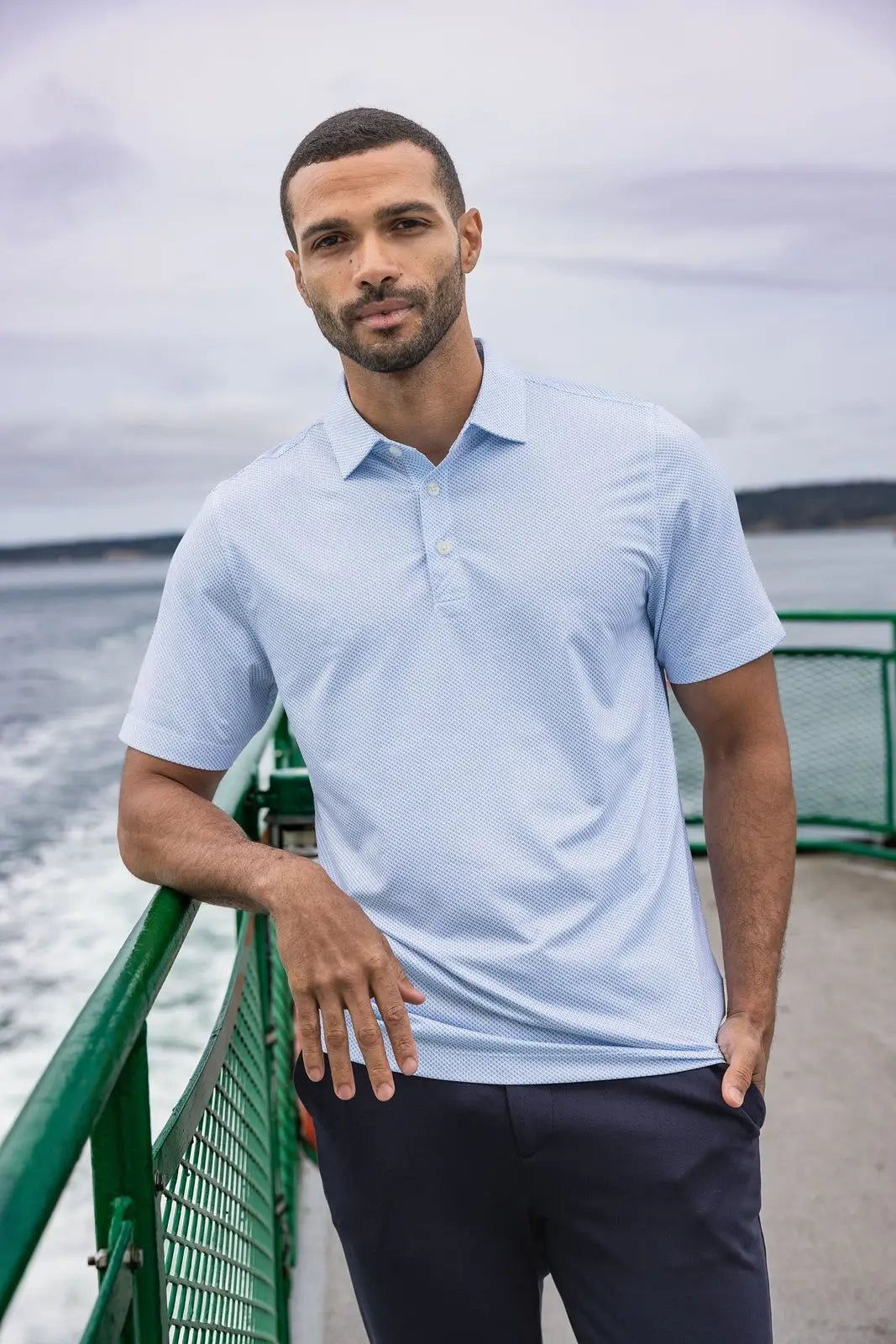 Cutter & Buck Mck01284 Pike Eco Symmetry Print Stretch Recycled Mens Polo - White Atlas - White/atlas / Adult s