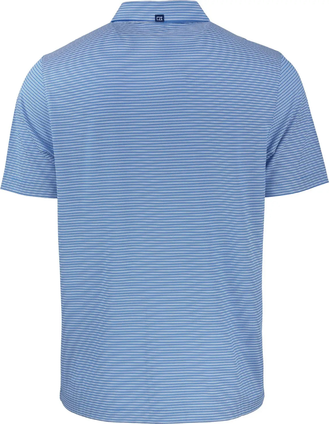 Cutter & Buck Mck01302 Forge Eco Double Stripe Stretch Recycled Mens Polo - Digital White