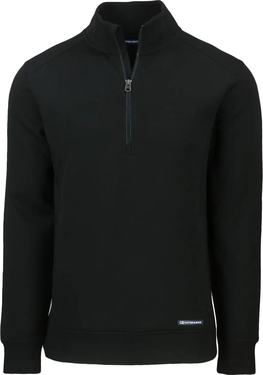 Cutter & Buck Mck01308 Roam Epic Versatility Recycled Quarter Zip Mens Pullover - Black