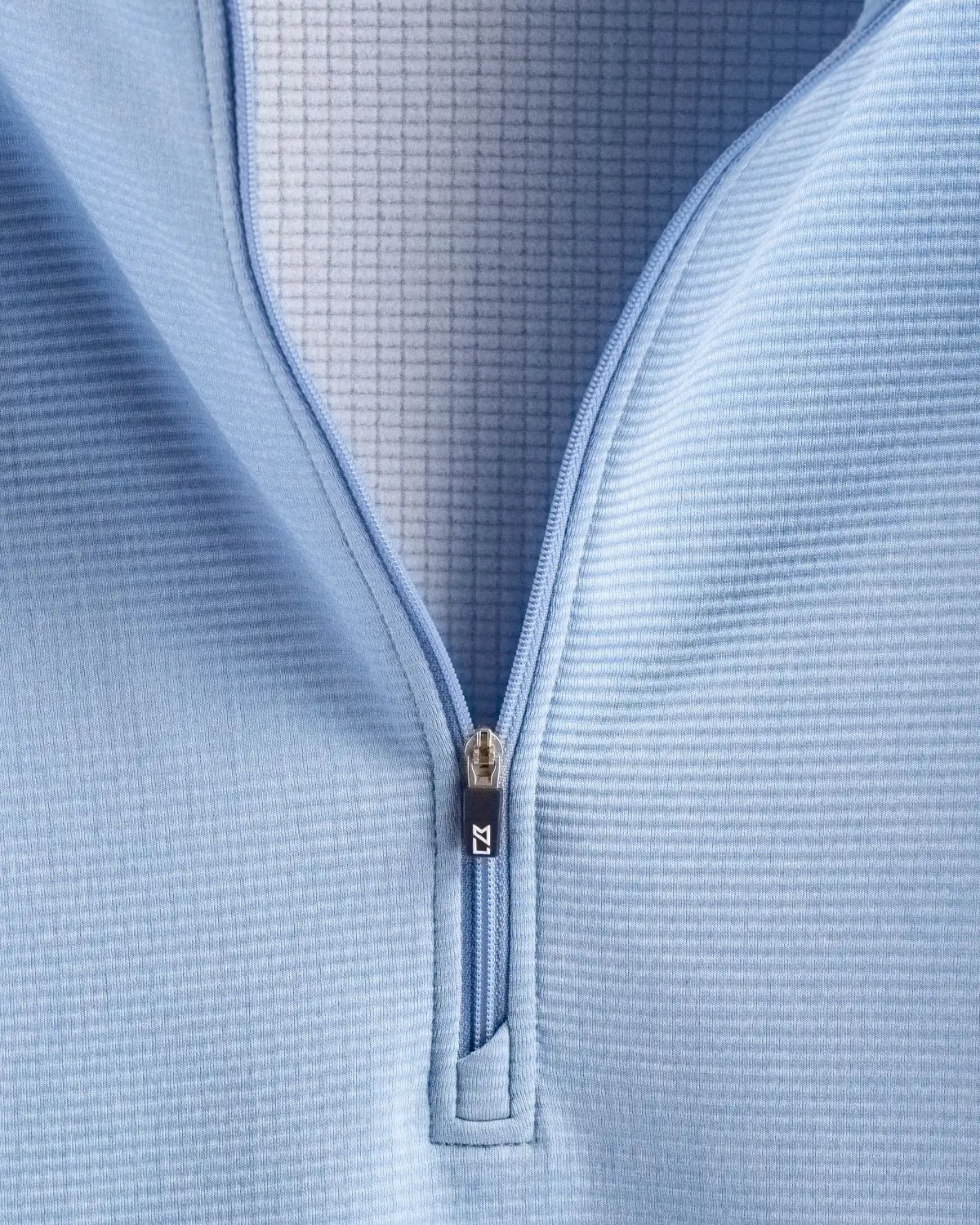 Cutter & Buck Mck01325 Peshastin Fleece Recycled Mens Half Zip Pullover - Atlas Heather - Adult s