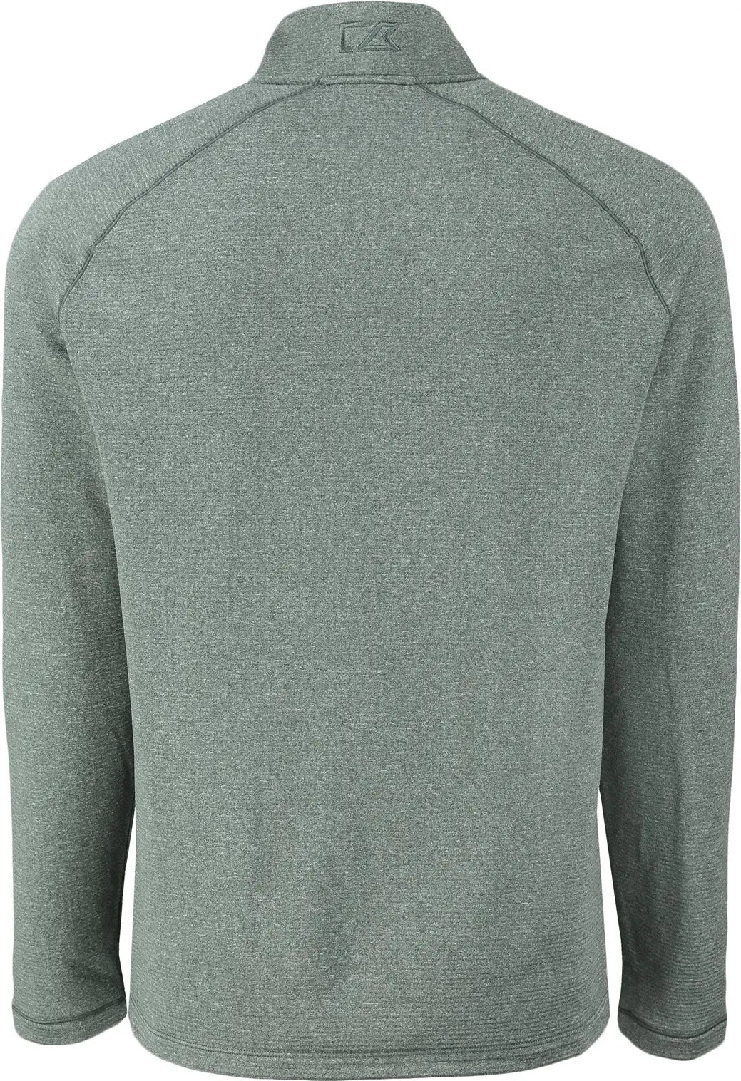 Cutter & Buck Mck01325 Peshastin Fleece Recycled Mens Half Zip Pullover - Hunter Heather