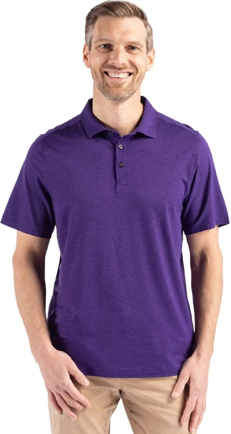 Cutter & Buck Mck01327 Coastline Epic Comfort Recycled Mens Polo - College Purple - Adult s