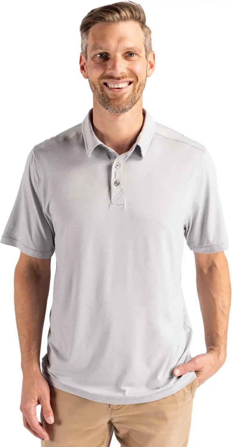 Cutter & Buck Mck01327 Coastline Epic Comfort Recycled Mens Polo - Concrete - Concrete / Adult s