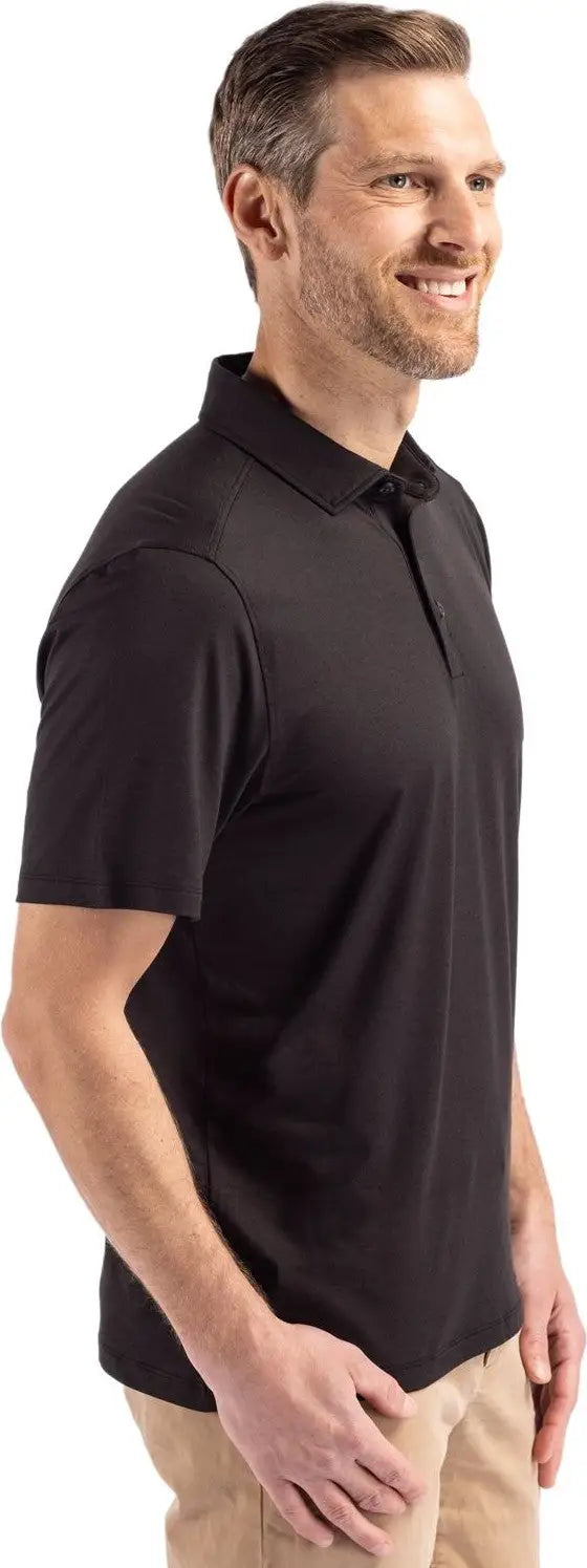 Cutter & Buck Mck01327 Coastline Epic Comfort Recycled Mens Polo - Black