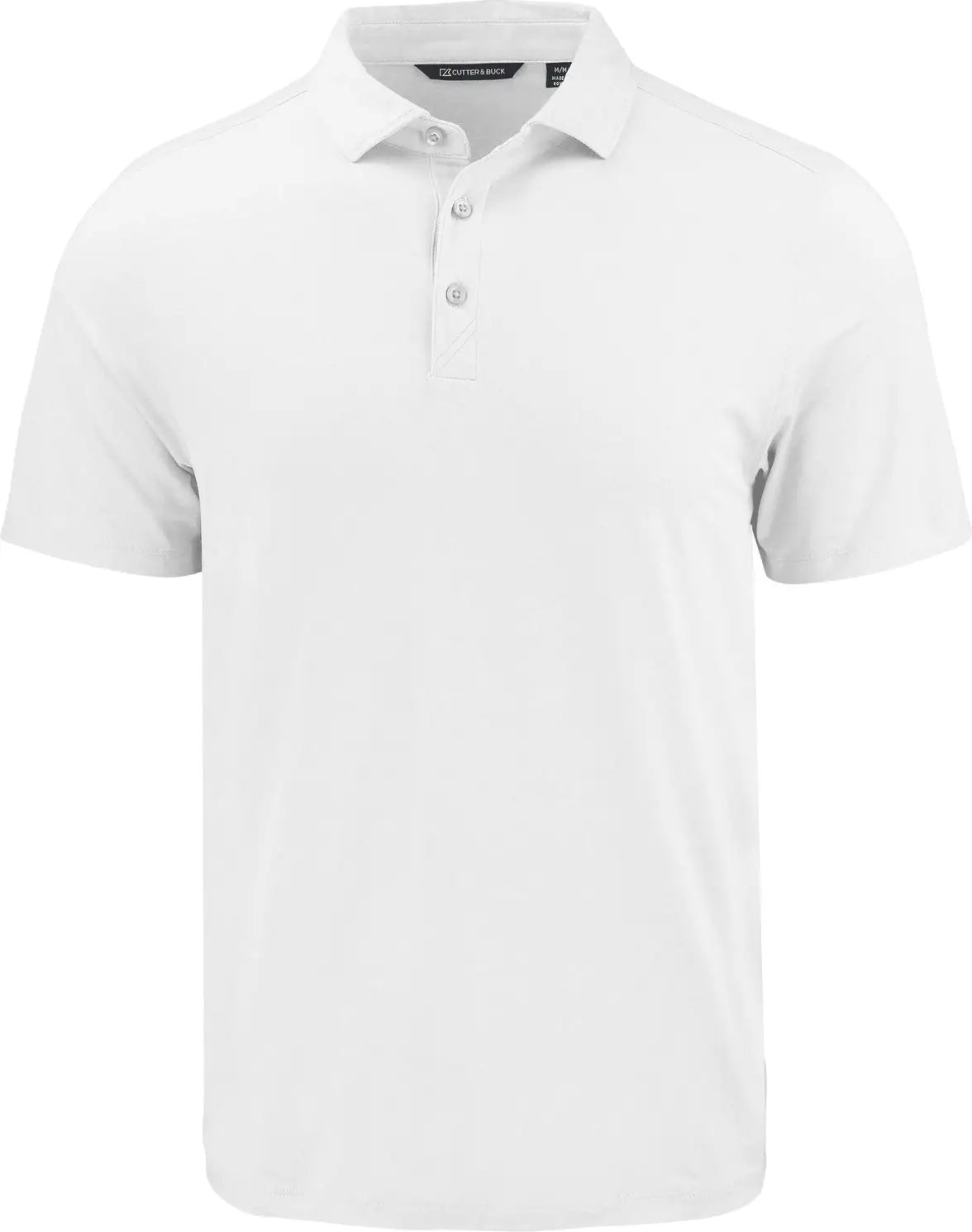 Cutter & Buck Mck01327 Coastline Epic Comfort Recycled Mens Polo - White