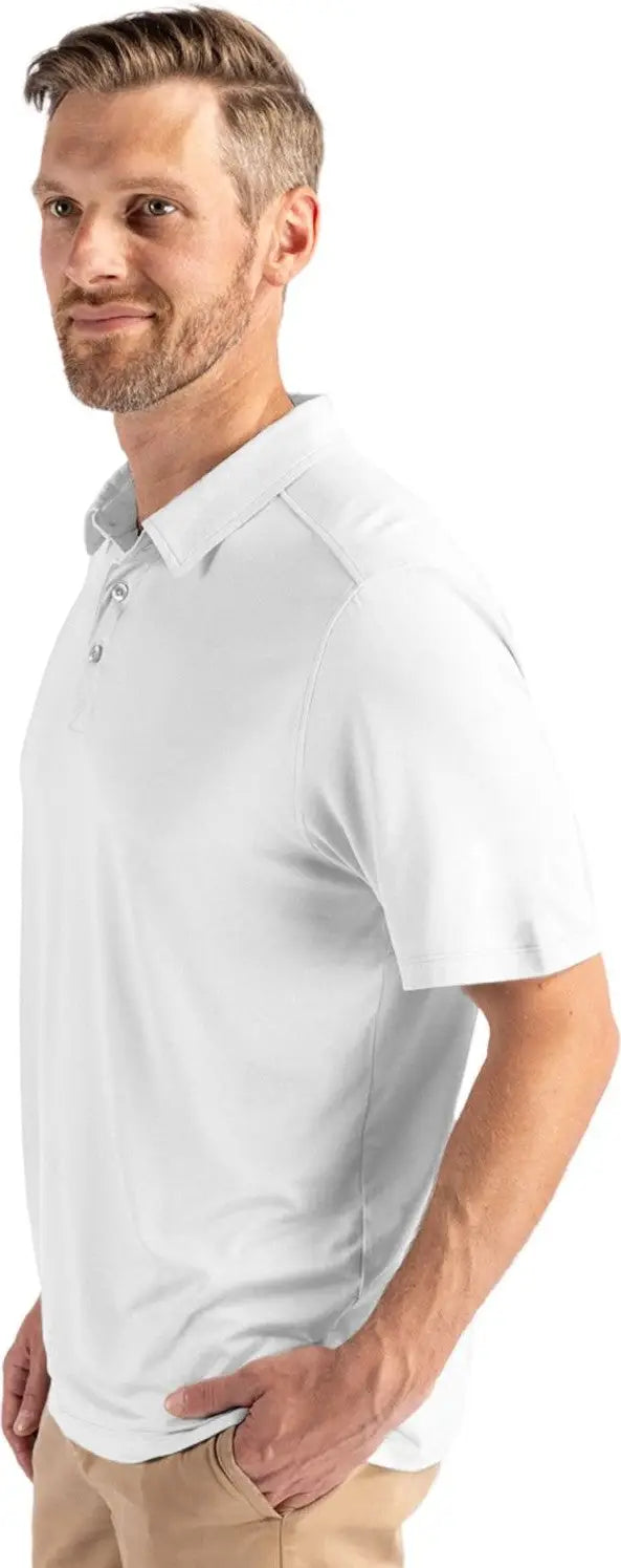 Cutter & Buck Mck01327 Coastline Epic Comfort Recycled Mens Polo - White