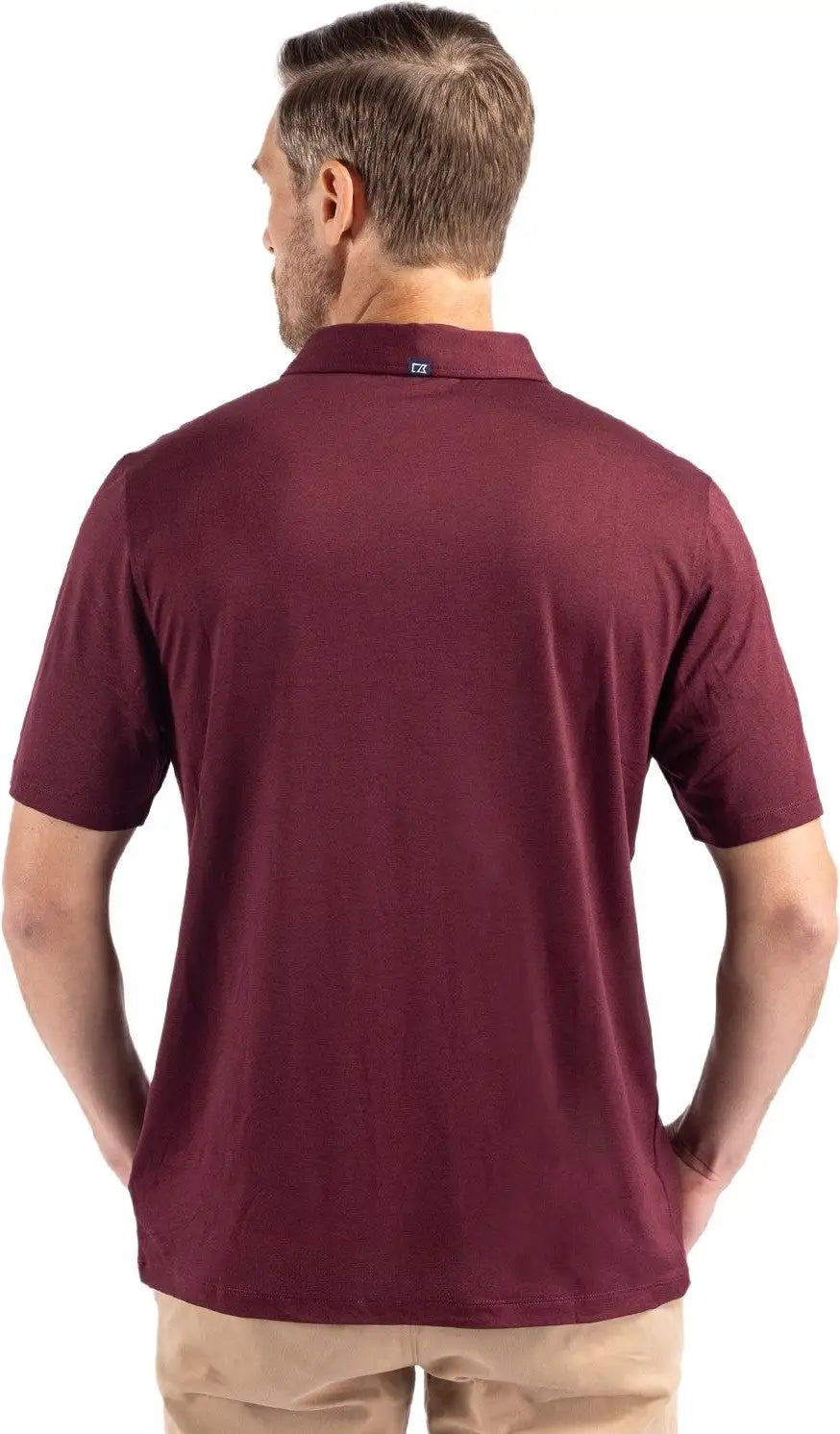 Cutter & Buck Mck01327 Coastline Epic Comfort Recycled Mens Polo - Bordeaux