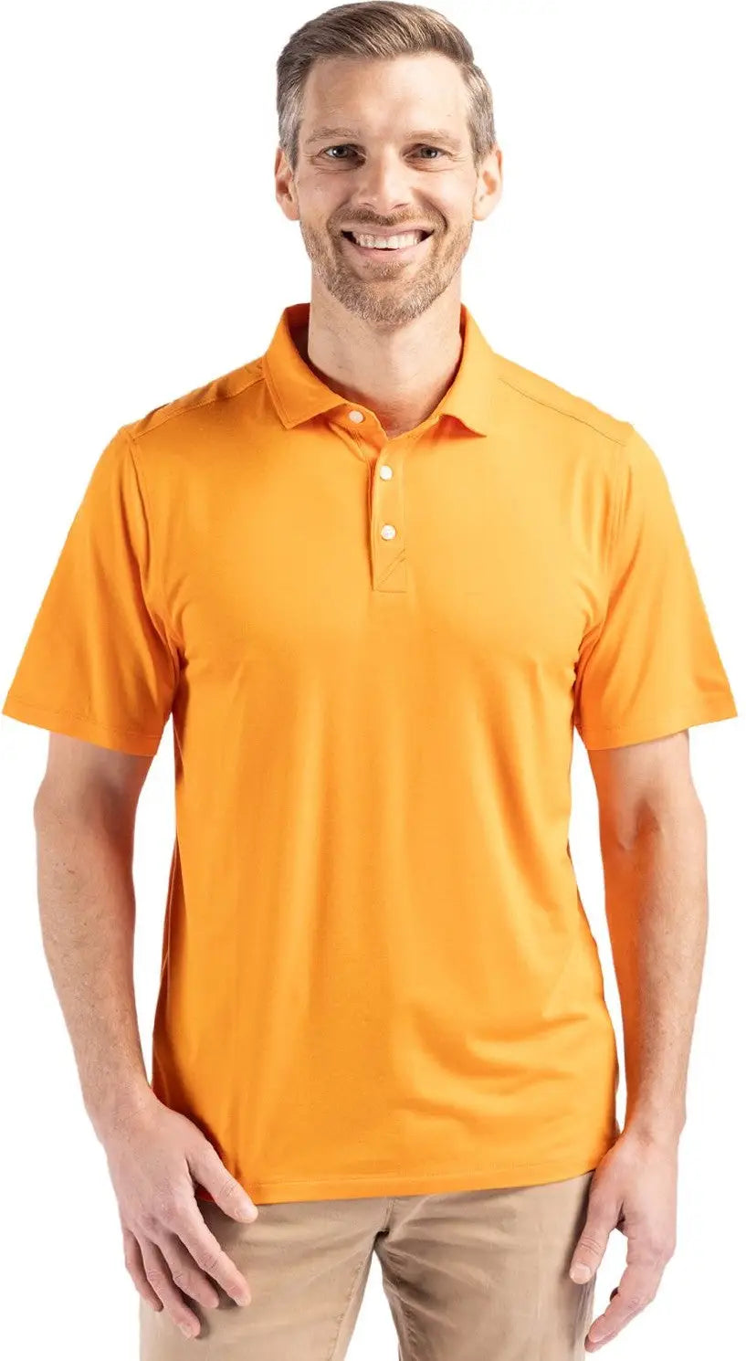 Cutter & Buck Mck01327 Coastline Epic Comfort Recycled Mens Polo - Orange Burst - Adult s