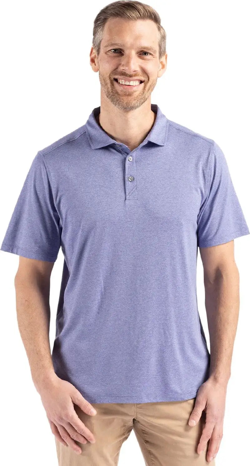 Cutter & Buck Mck01327 Coastline Epic Comfort Recycled Mens Polo - Hyacinth - Adult s