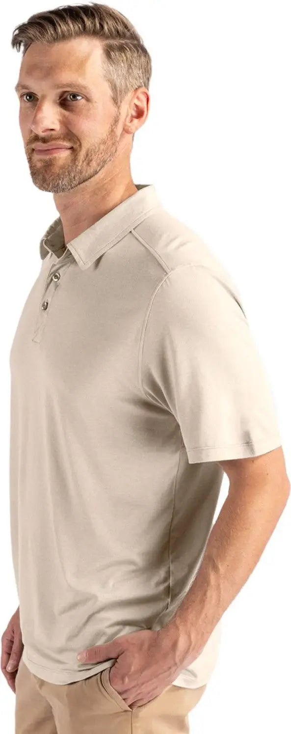 Cutter & Buck Mck01327 Coastline Epic Comfort Recycled Mens Polo - Wheat