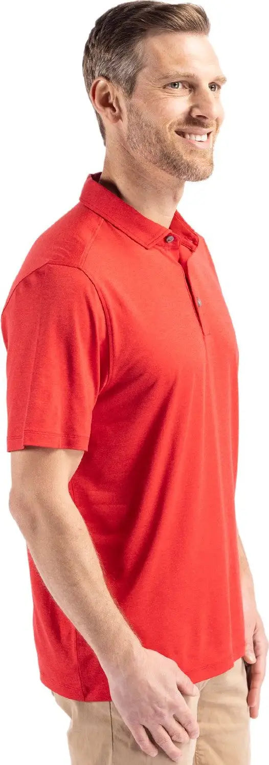 Cutter & Buck Mck01327 Coastline Epic Comfort Recycled Mens Polo - Red