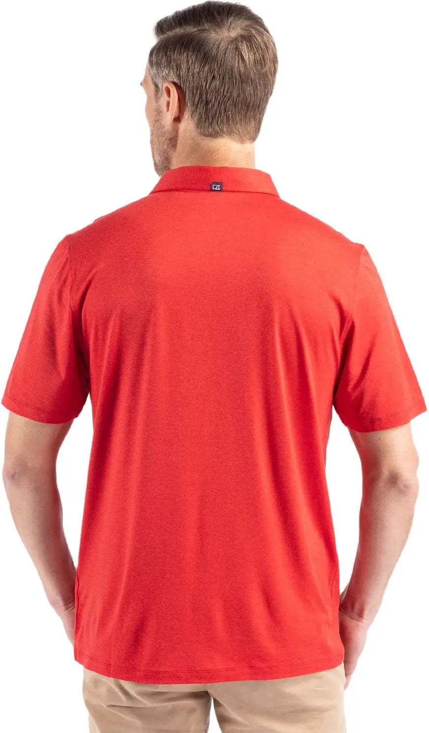 Cutter & Buck Mck01327 Coastline Epic Comfort Recycled Mens Polo - Red - Adult s