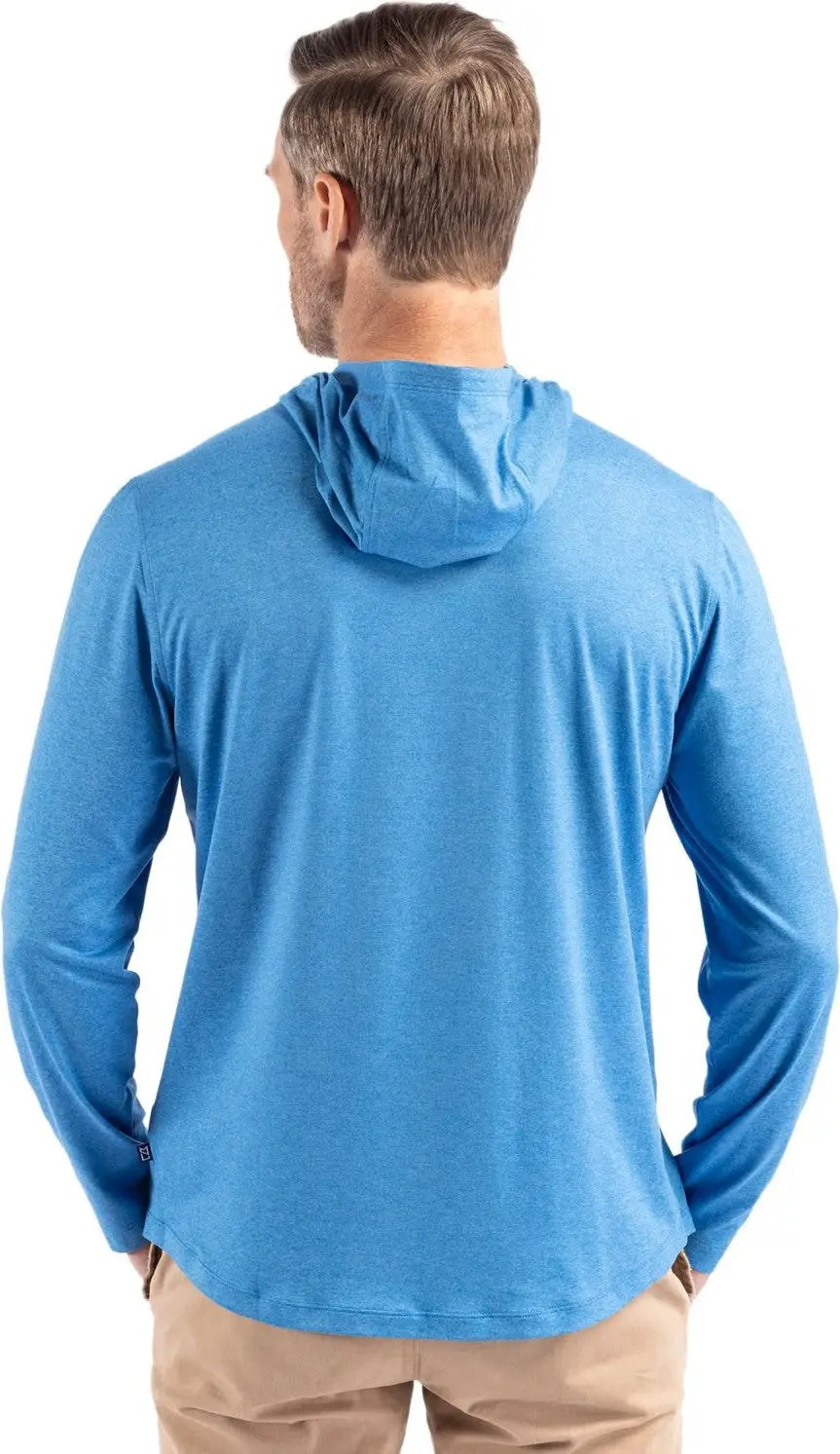 Cutter & Buck Mck01330 Coastline Epic Comfort Recycled Mens Hooded Shirt - Digital