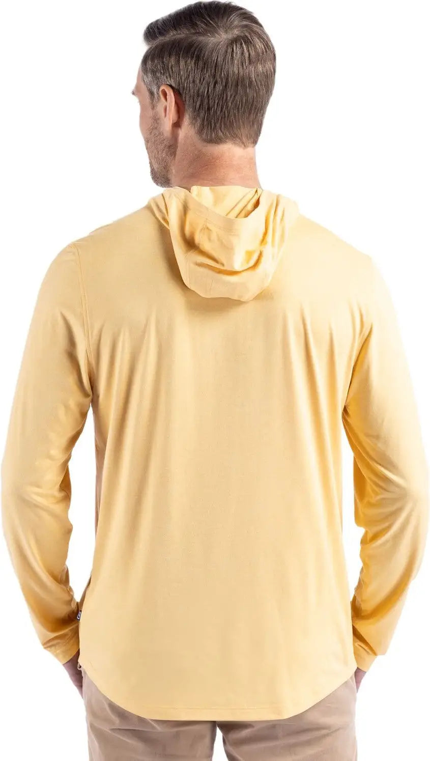 Cutter & Buck Mck01330 Coastline Epic Comfort Recycled Mens Hooded Shirt - Desert