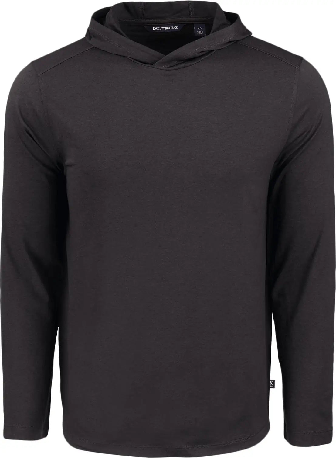Cutter & Buck Mck01330 Coastline Epic Comfort Recycled Mens Hooded Shirt - Black