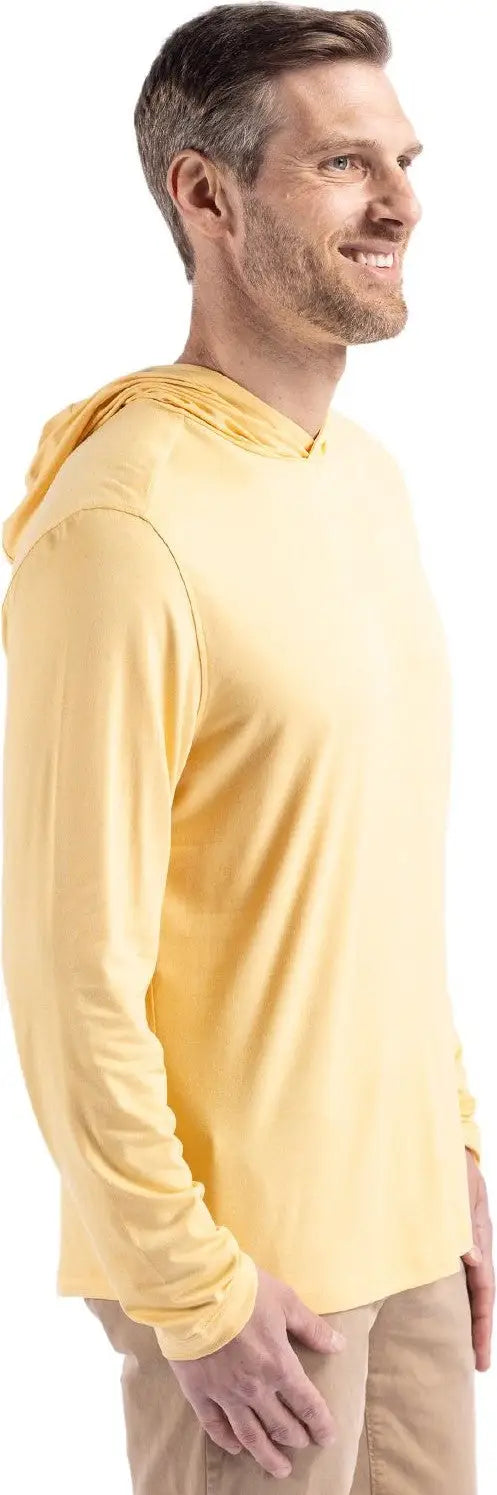 Cutter & Buck Mck01330 Coastline Epic Comfort Recycled Mens Hooded Shirt - Desert
