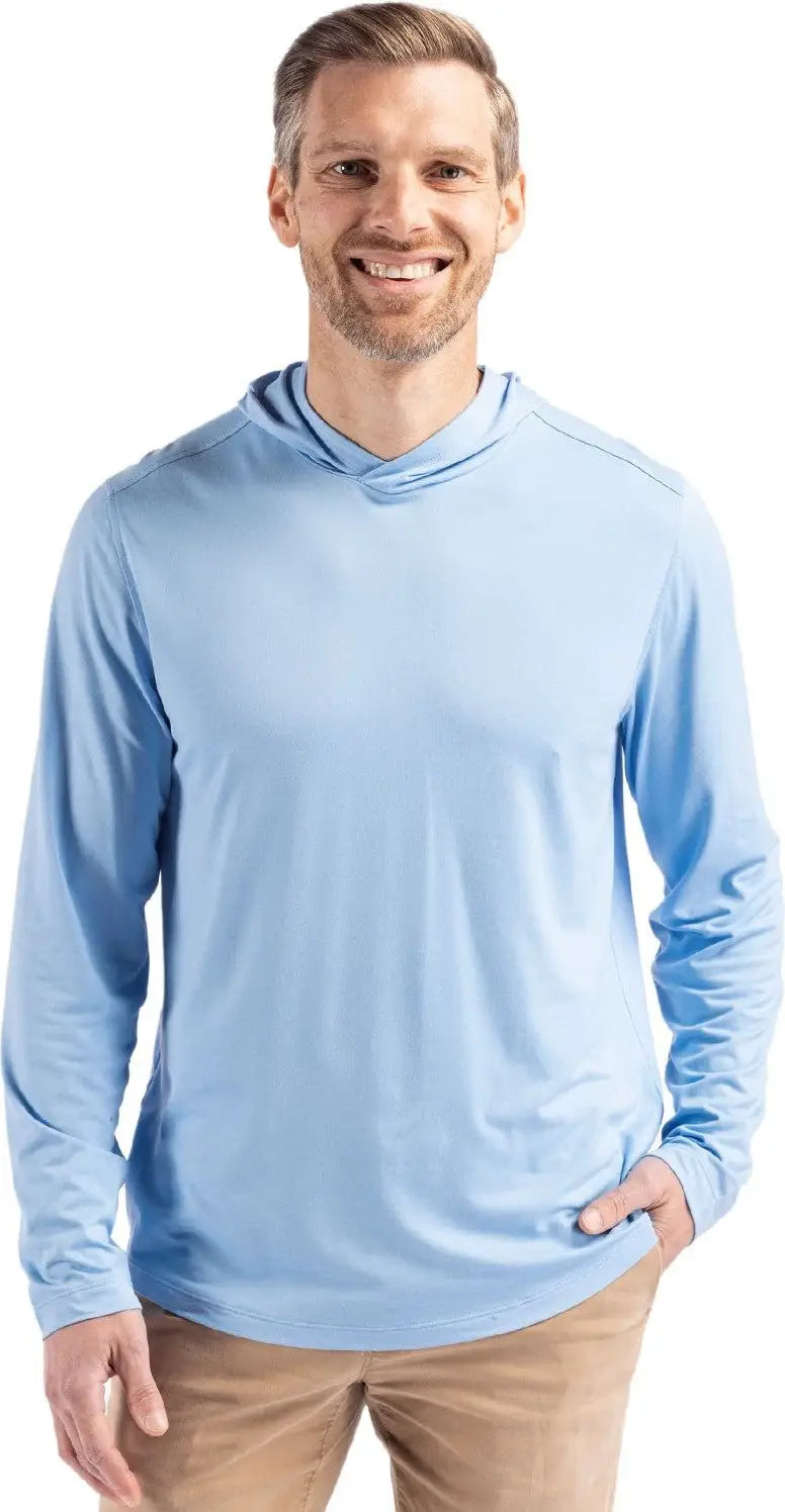 Cutter & Buck Mck01330 Coastline Epic Comfort Recycled Mens Hooded Shirt - Atlas - Adult s