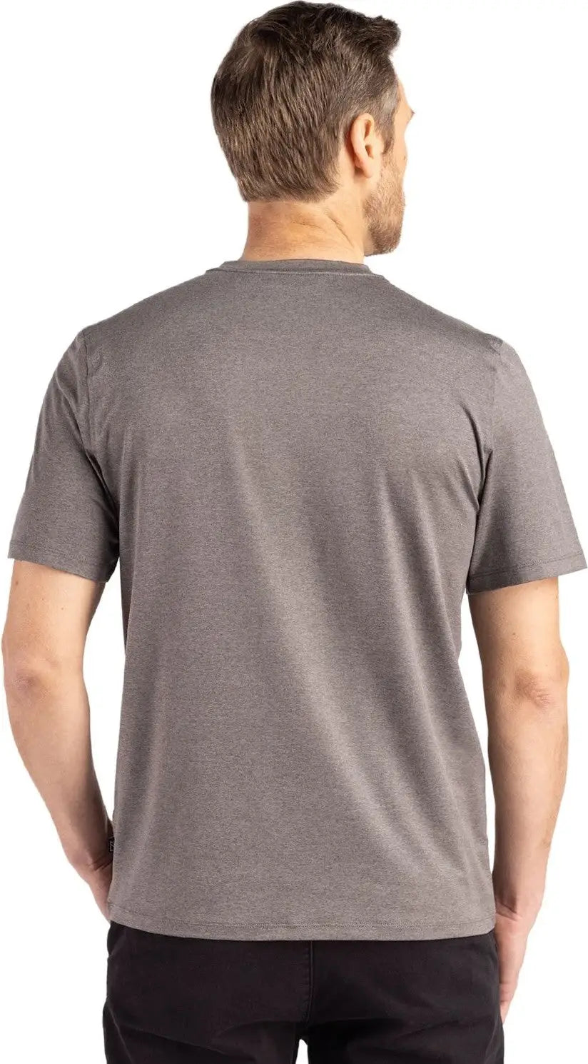 Cutter & Buck Mck01333 Coastline Epic Comfort Recycled Mens Short Sleeve Tee - Elemental Gray