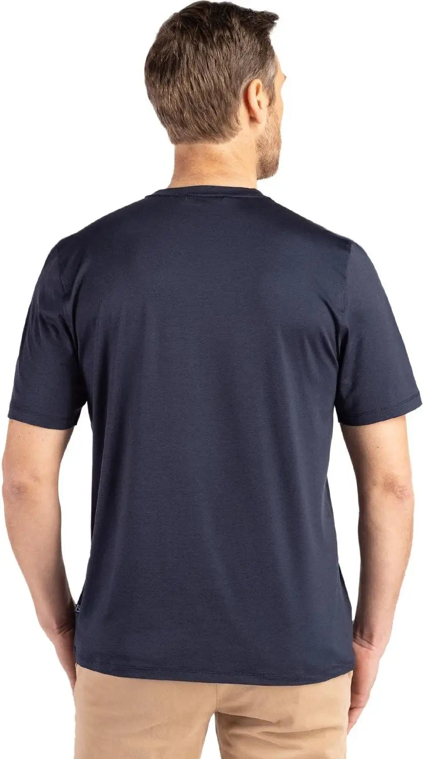 Cutter & Buck Mck01333 Coastline Epic Comfort Recycled Mens Short Sleeve Tee - Navy Blue