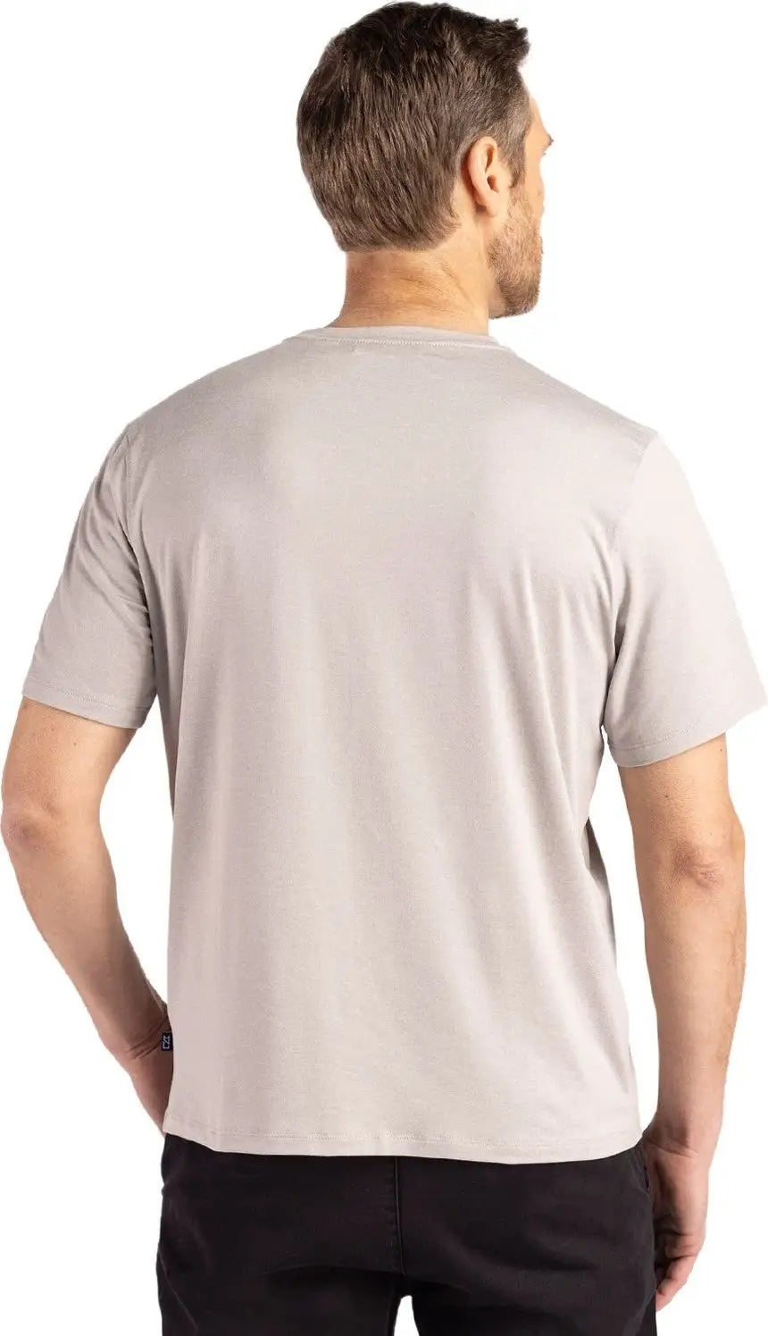 Cutter & Buck Mck01333 Coastline Epic Comfort Recycled Mens Short Sleeve Tee - Concrete - Concrete / Adult s