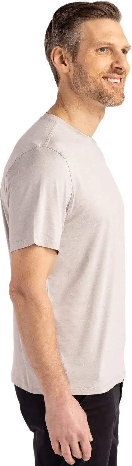 Cutter & Buck Mck01333 Coastline Epic Comfort Recycled Mens Short Sleeve Tee - Concrete