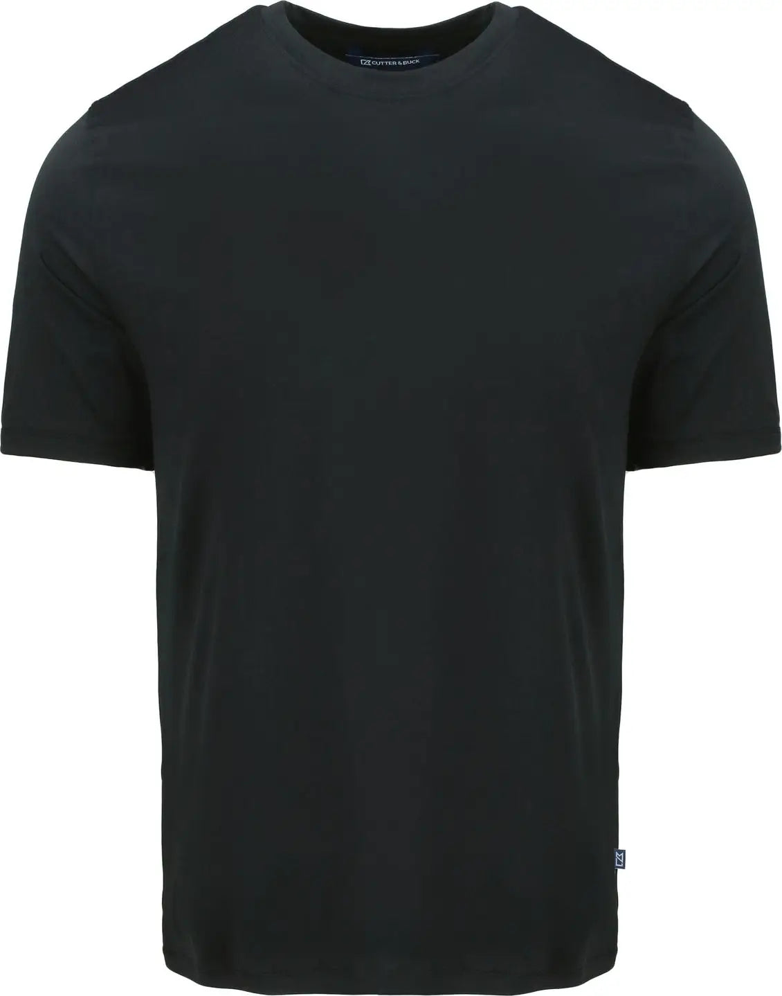 Cutter & Buck Mck01333 Coastline Epic Comfort Recycled Mens Short Sleeve Tee - Black
