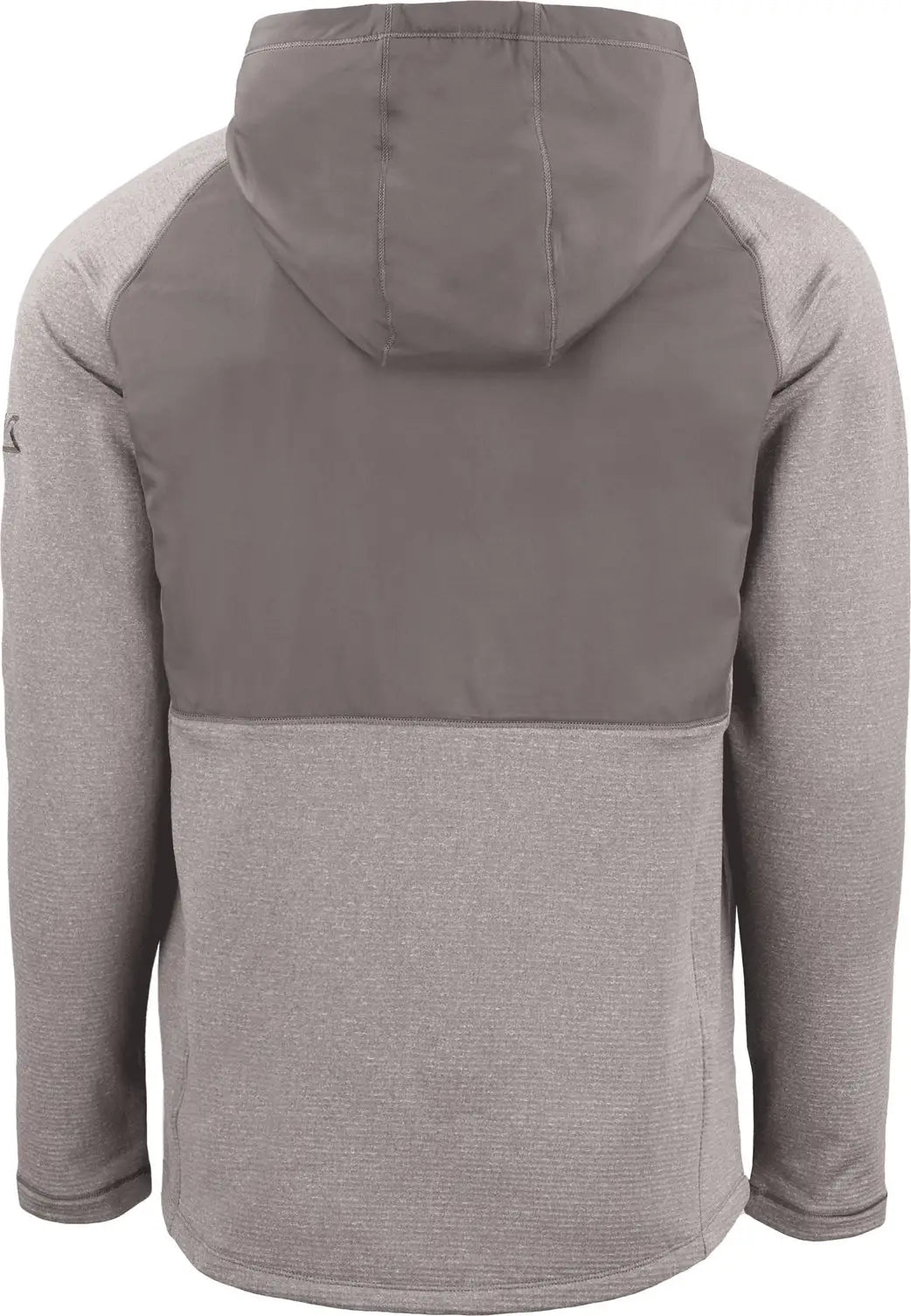 Cutter & Buck Mck01334 Peshastin Fleece Recycled Mens Hybrid Jacket - Elemental Gray Heather