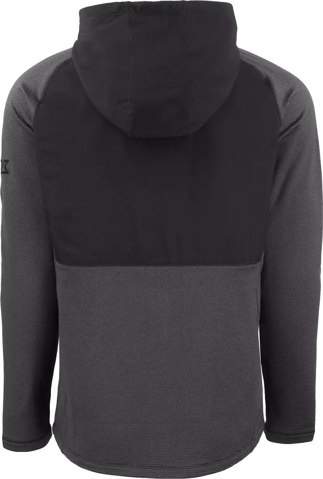 Cutter & Buck Mck01334 Peshastin Fleece Recycled Mens Hybrid Jacket - Black Heather