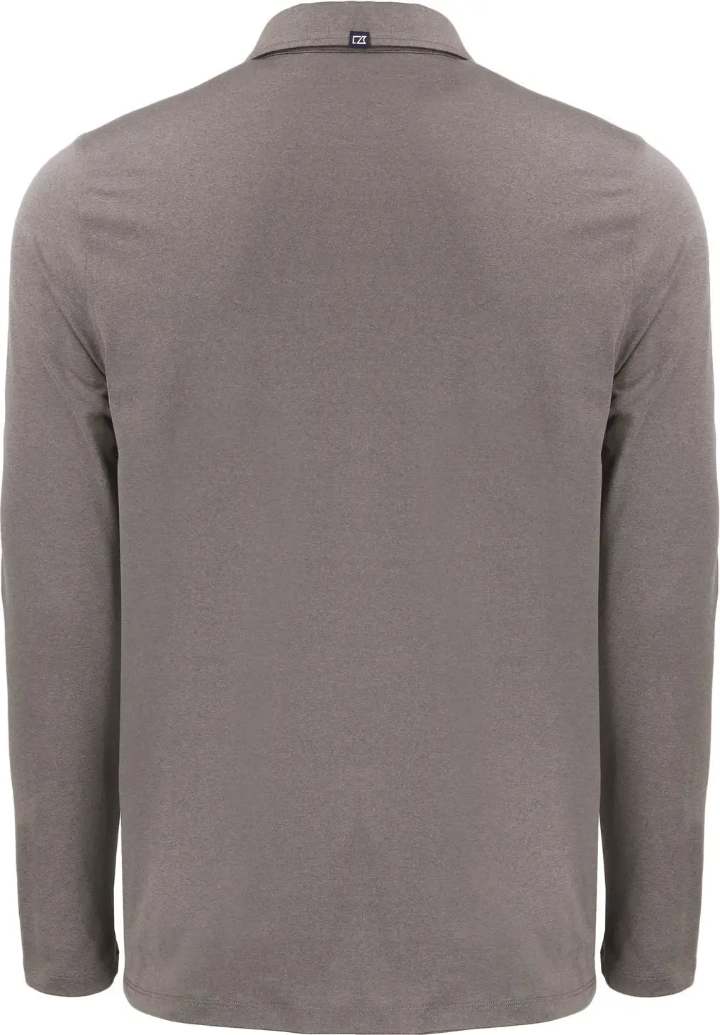 Cutter & Buck Mck01335 Coastline Epic Comfort Recycled Mens Long Sleeve Polo - Elemental Gray