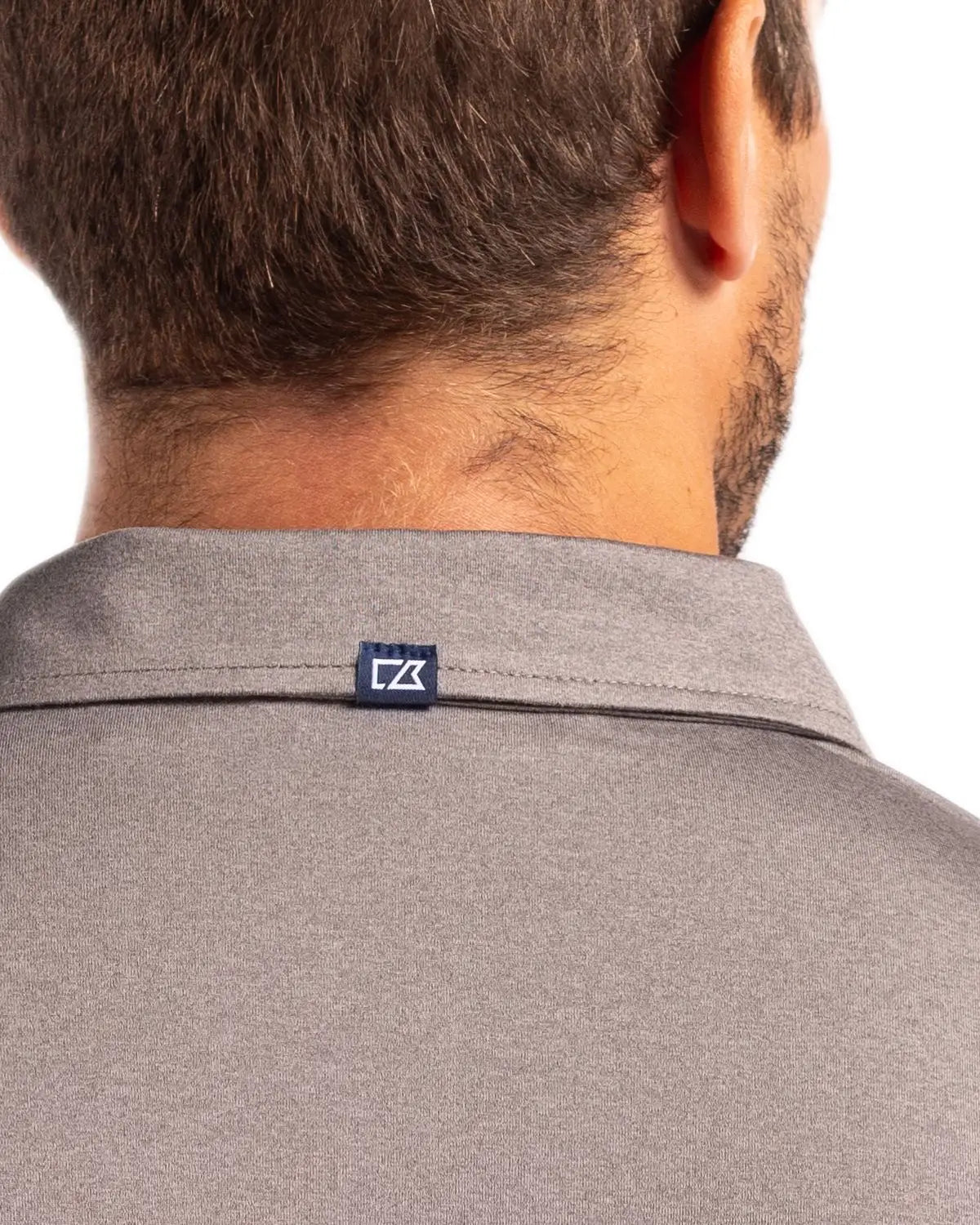 Cutter & Buck Mck01335 Coastline Epic Comfort Recycled Mens Long Sleeve Polo - Elemental Gray