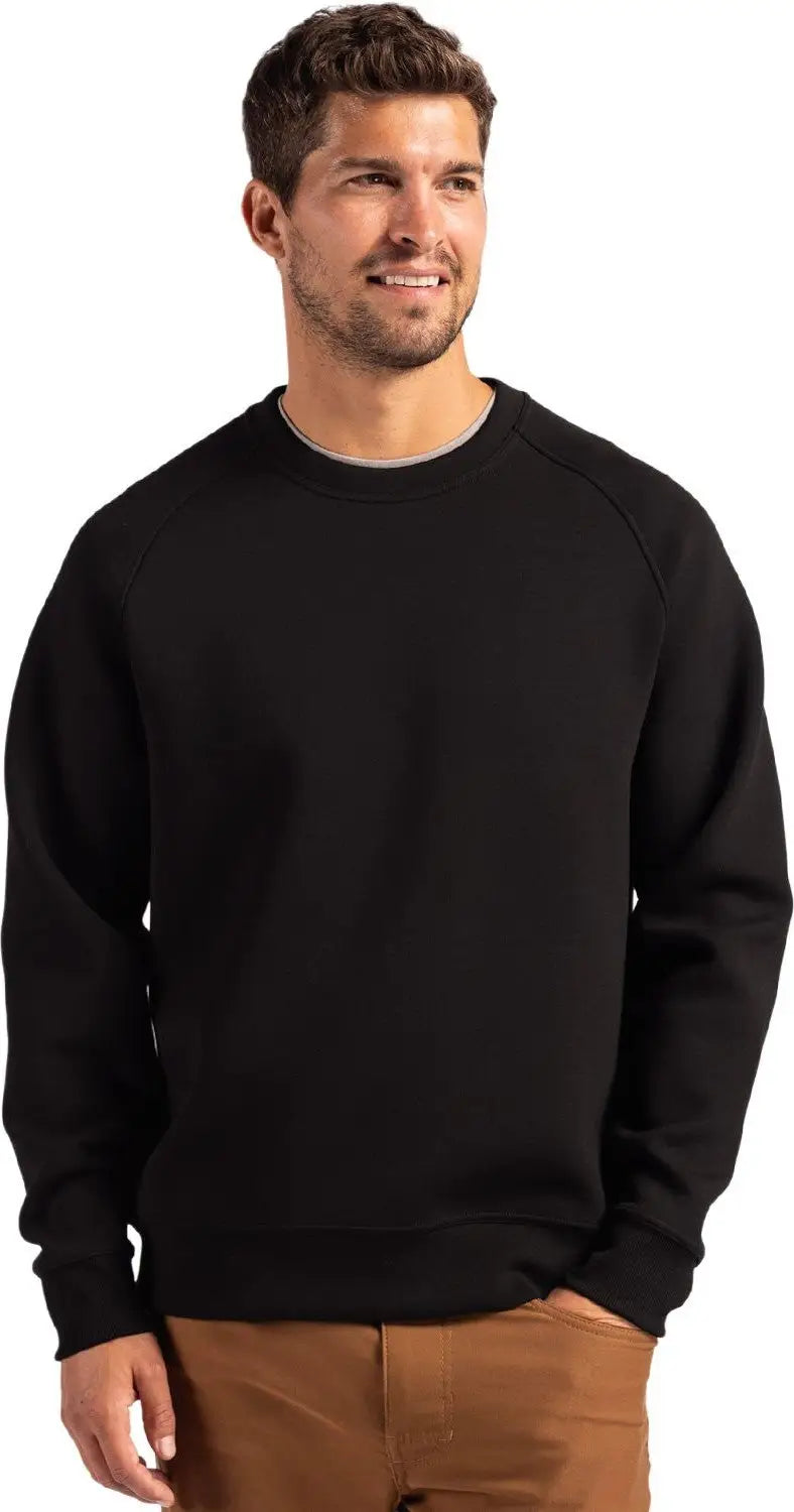 Cutter & Buck Mck01340 Roam Epic Versatility Recycled Crew Neck Mens Pullover - Black - Adult s