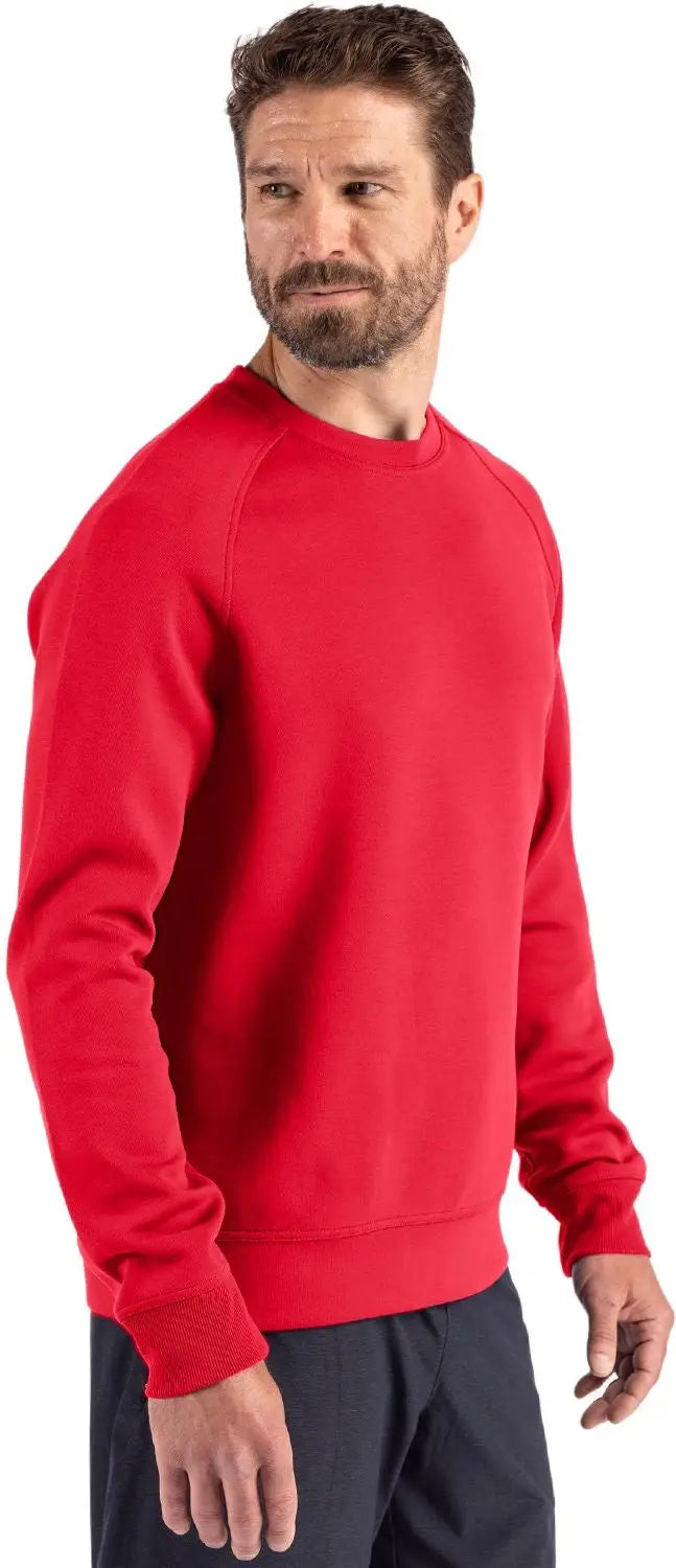 Cutter & Buck Mck01340 Roam Epic Versatility Recycled Crew Neck Mens Pullover - Red