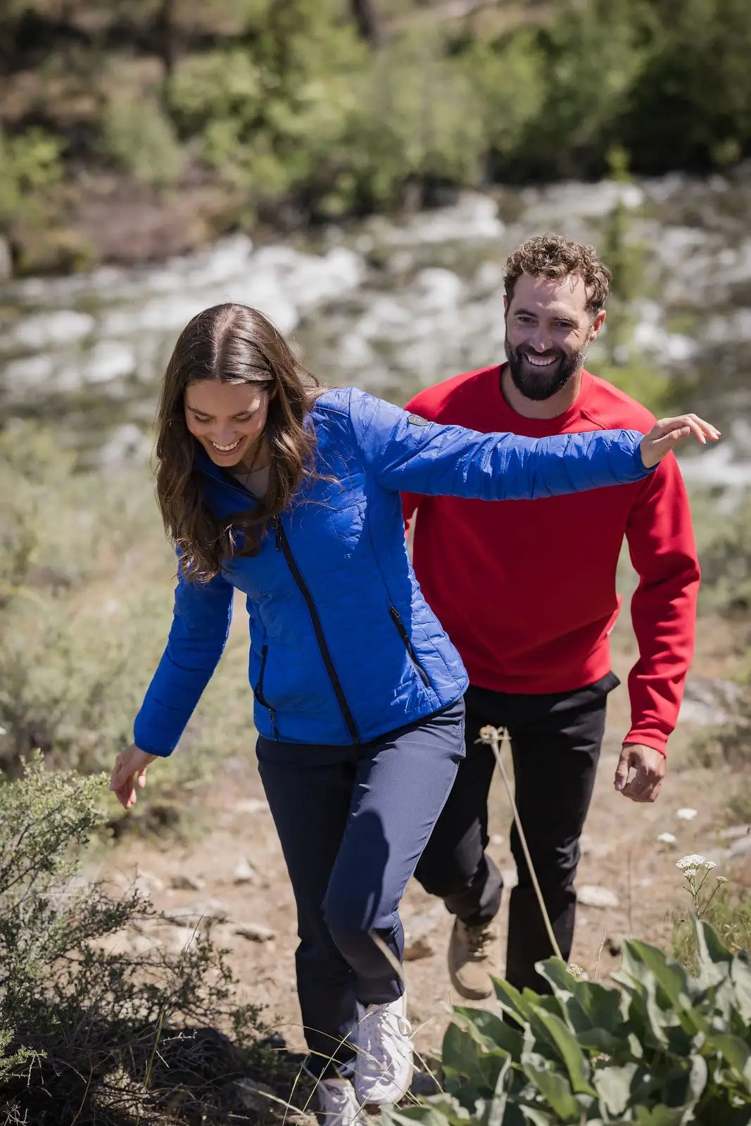 Cutter & Buck Mck01340 Roam Epic Versatility Recycled Crew Neck Mens Pullover - Red