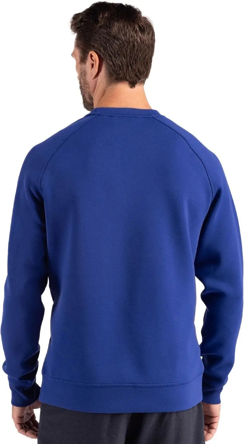 Cutter & Buck Mck01340 Roam Epic Versatility Recycled Crew Neck Mens Pullover - Tour Blue