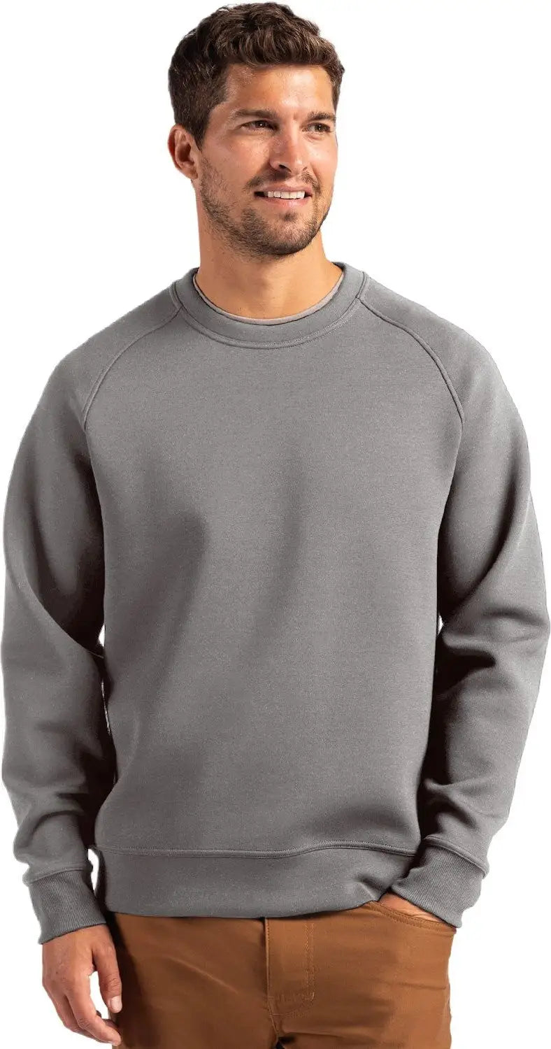 Cutter & Buck Mck01340 Roam Epic Versatility Recycled Crew Neck Mens Pullover - Elemental Gray - Adult s