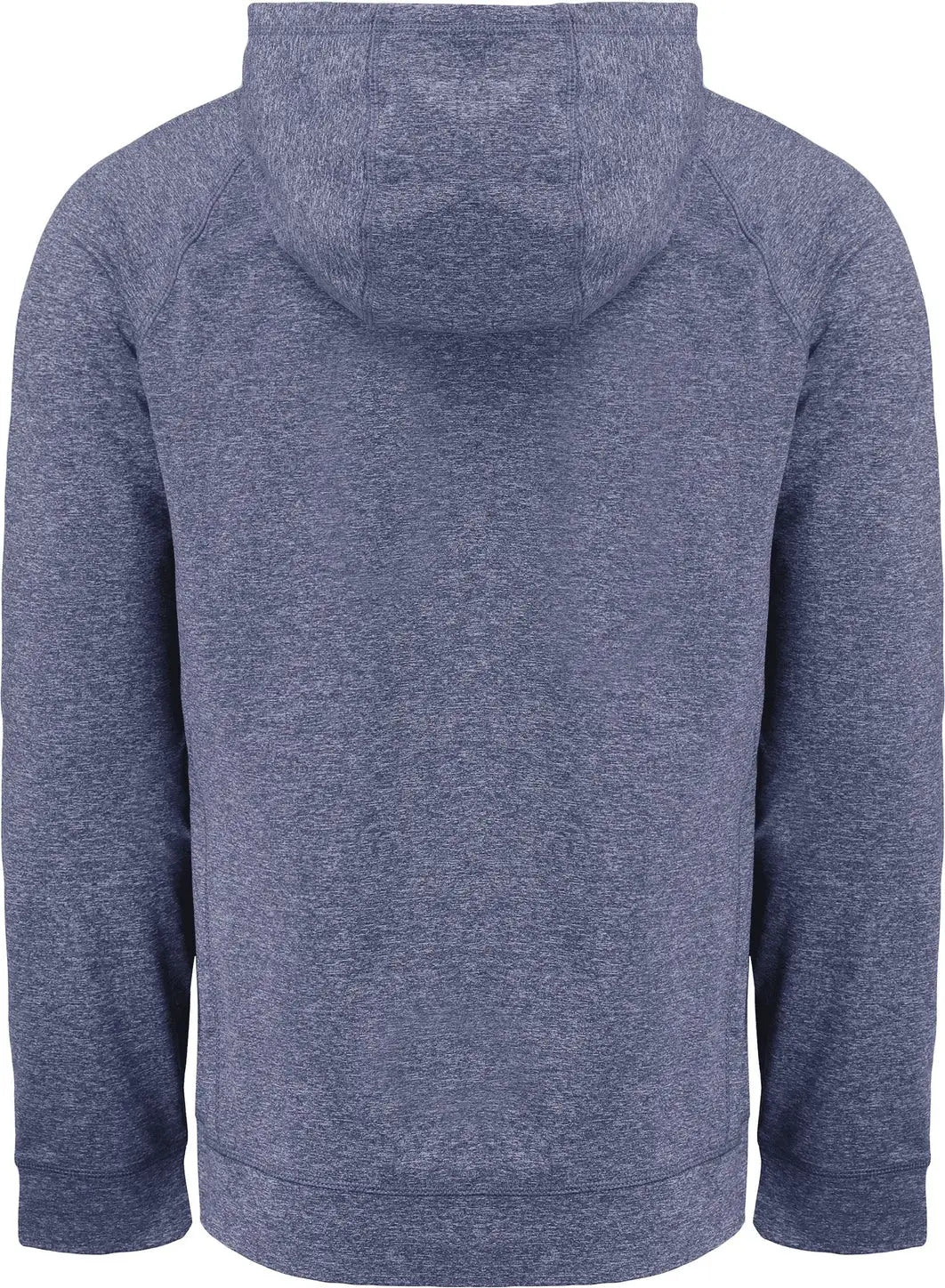 Cutter & Buck Mck01341 Adapt Knit Recycled Mens Heathered Hooded Pullover - Navy Blue Heather