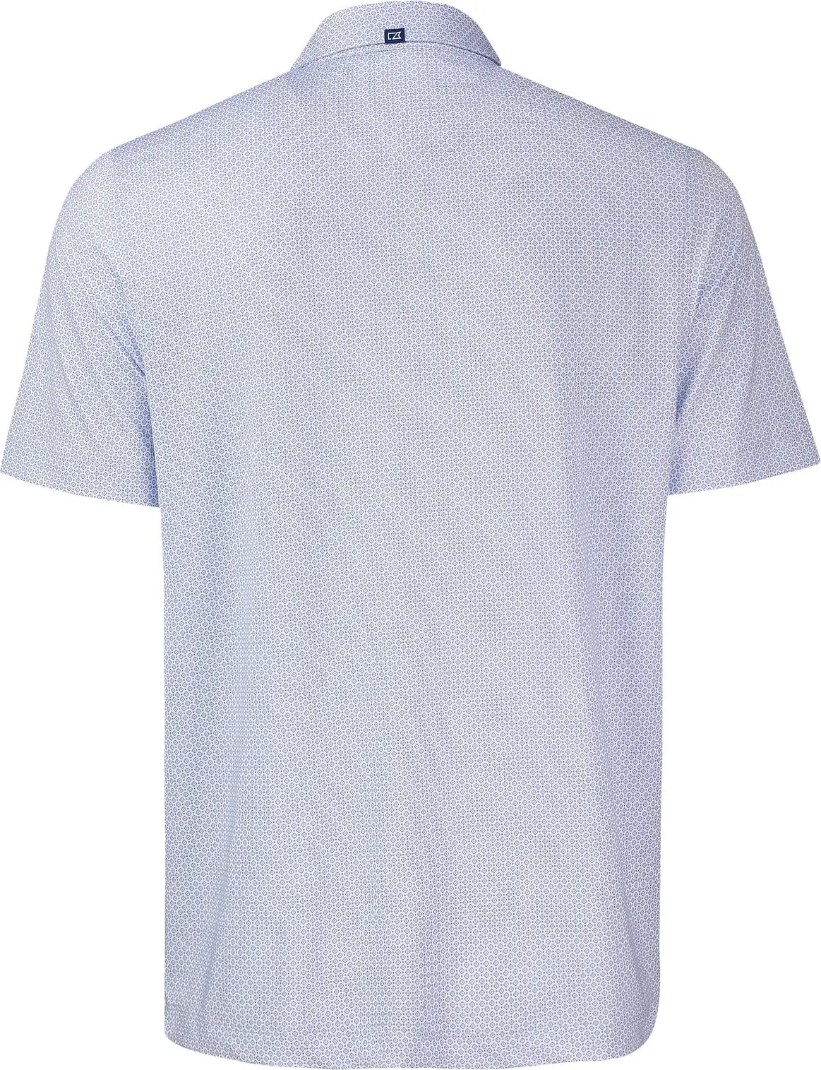 Cutter & Buck Mck01343 Pike Eco Diamond Dot Print Recycled Mens Polo - Hyacinth