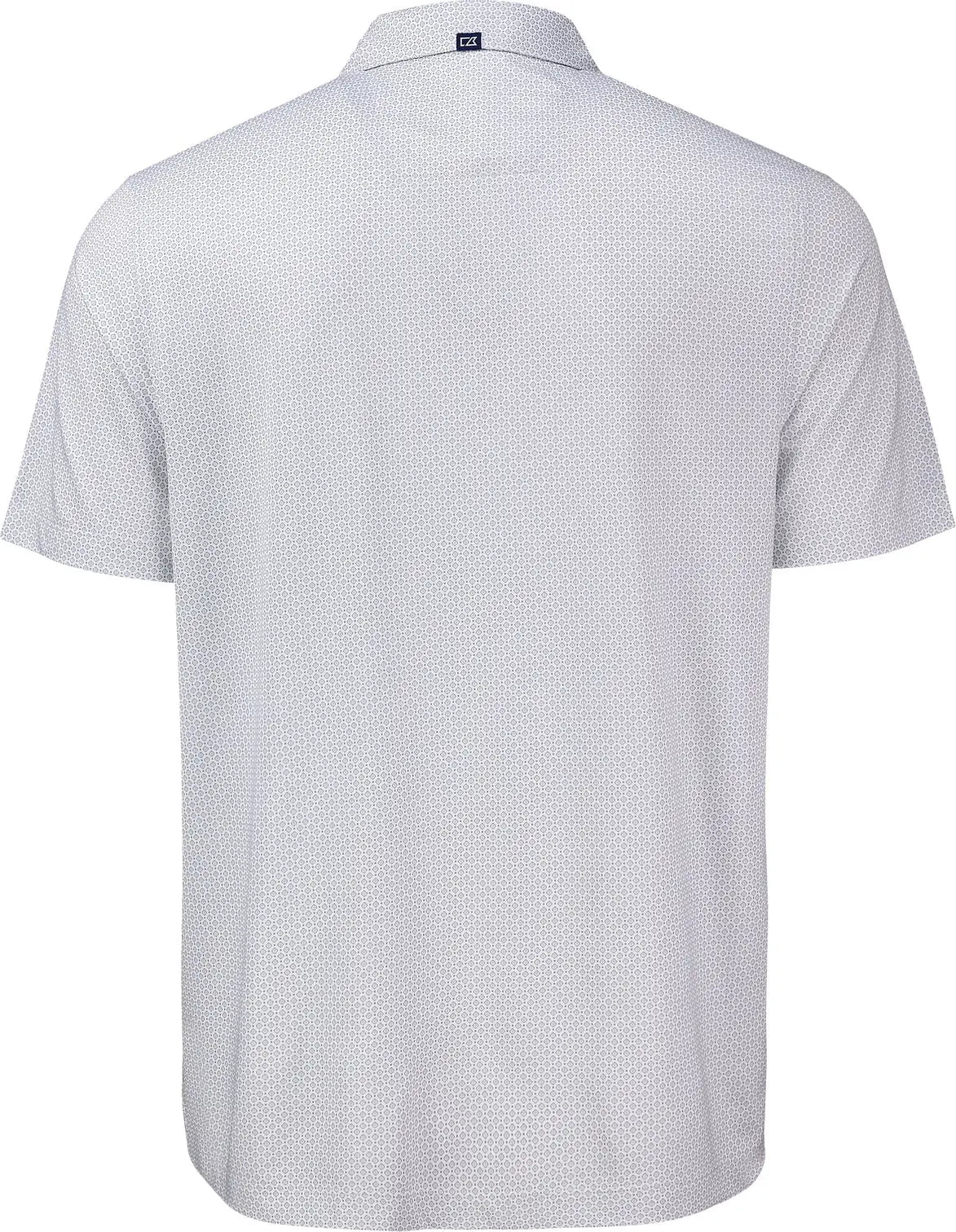 Cutter & Buck Mck01343 Pike Eco Diamond Dot Print Recycled Mens Polo - Polished