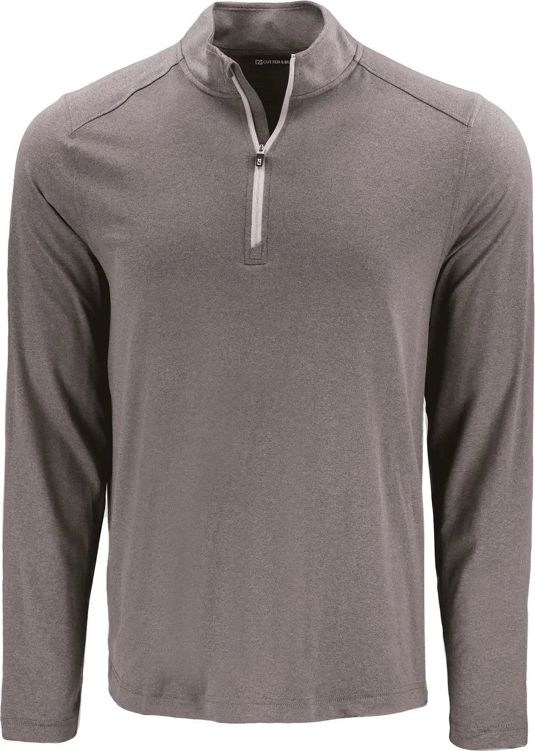 Cutter & Buck Mck01347 Coastline Epic Comfort Recycled Mens Quarter Zip - Elemental Gray